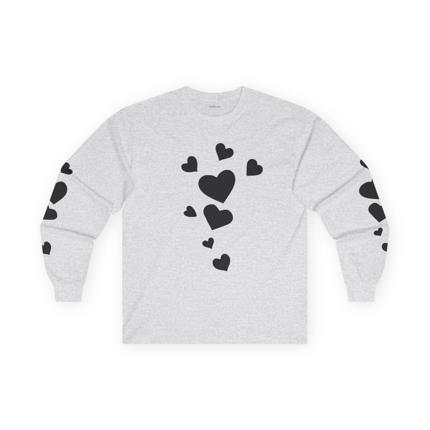 Hearts all over - Unisex Ultra Cotton Long Sleeve Tee