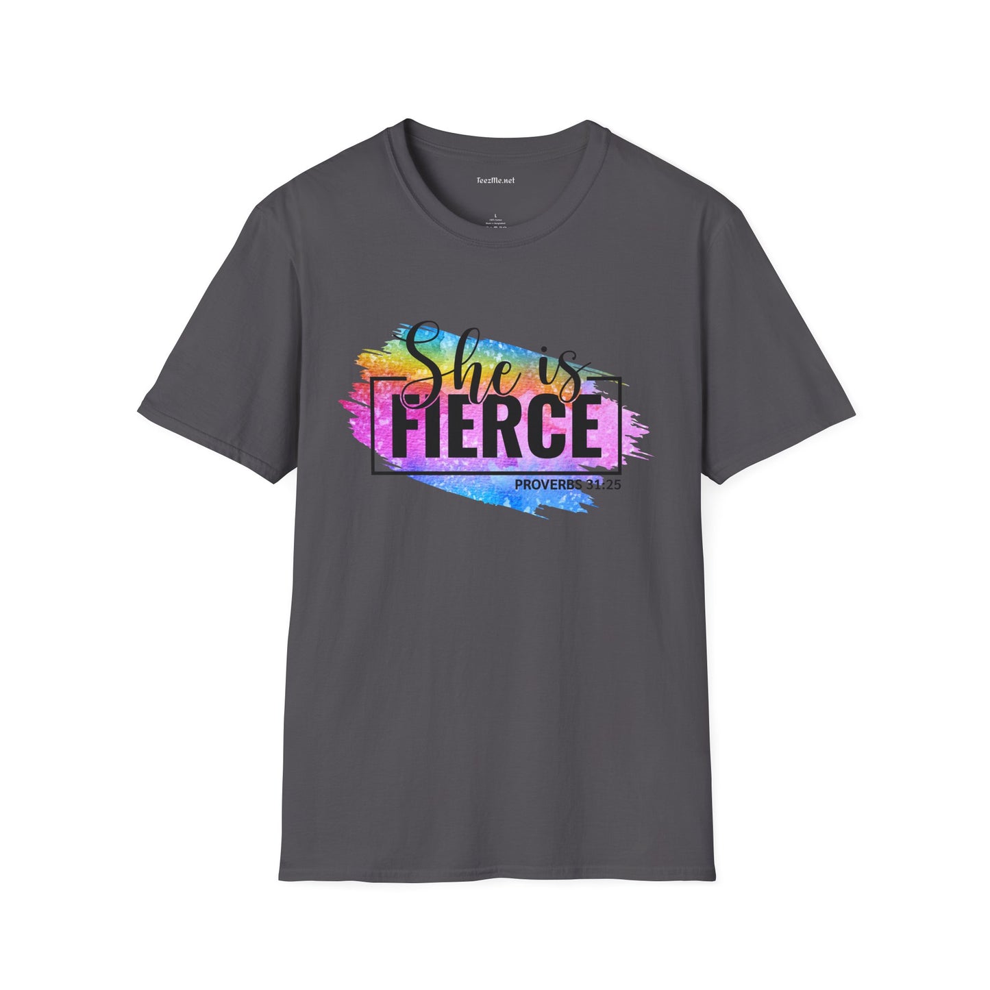 She is FIERCE Unisex Softstyle T-Shirt 100% Cotton Graphic