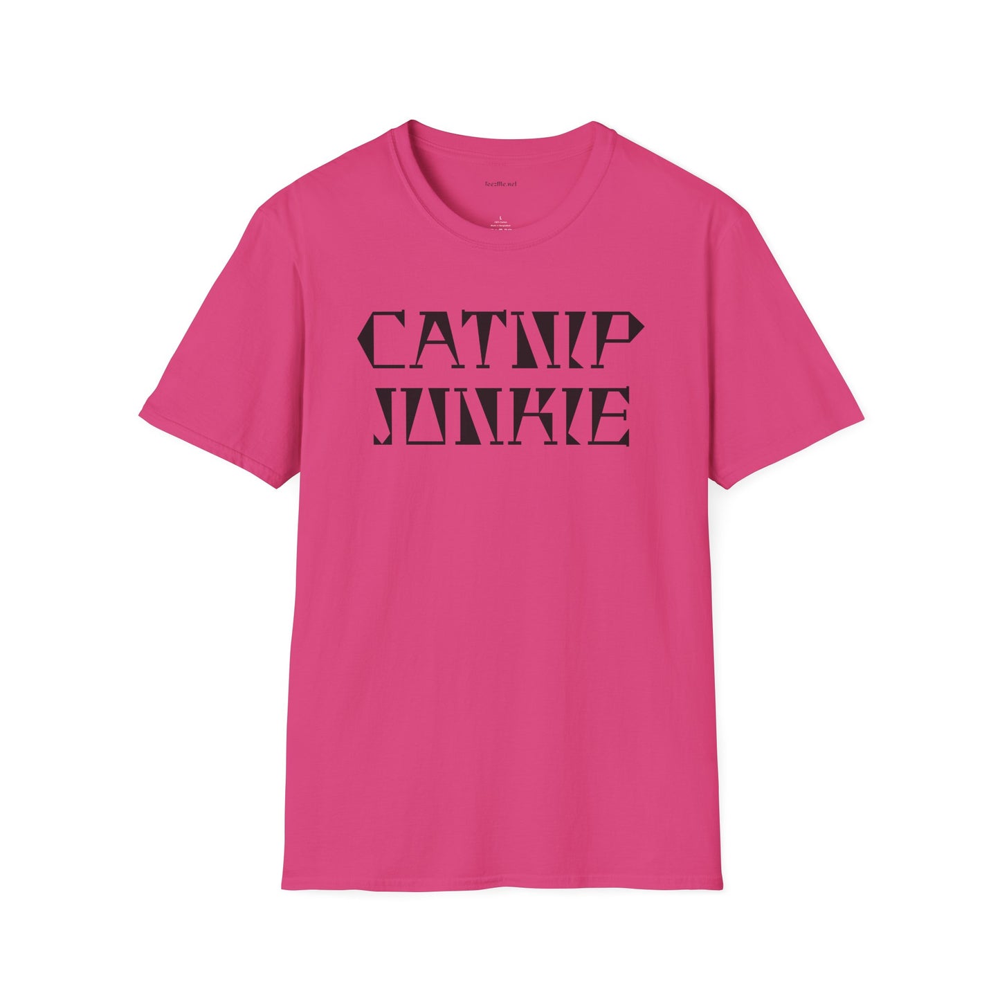 Catnip Junkie - Unisex Softstyle T-Shirt 100% Cotton Graphic