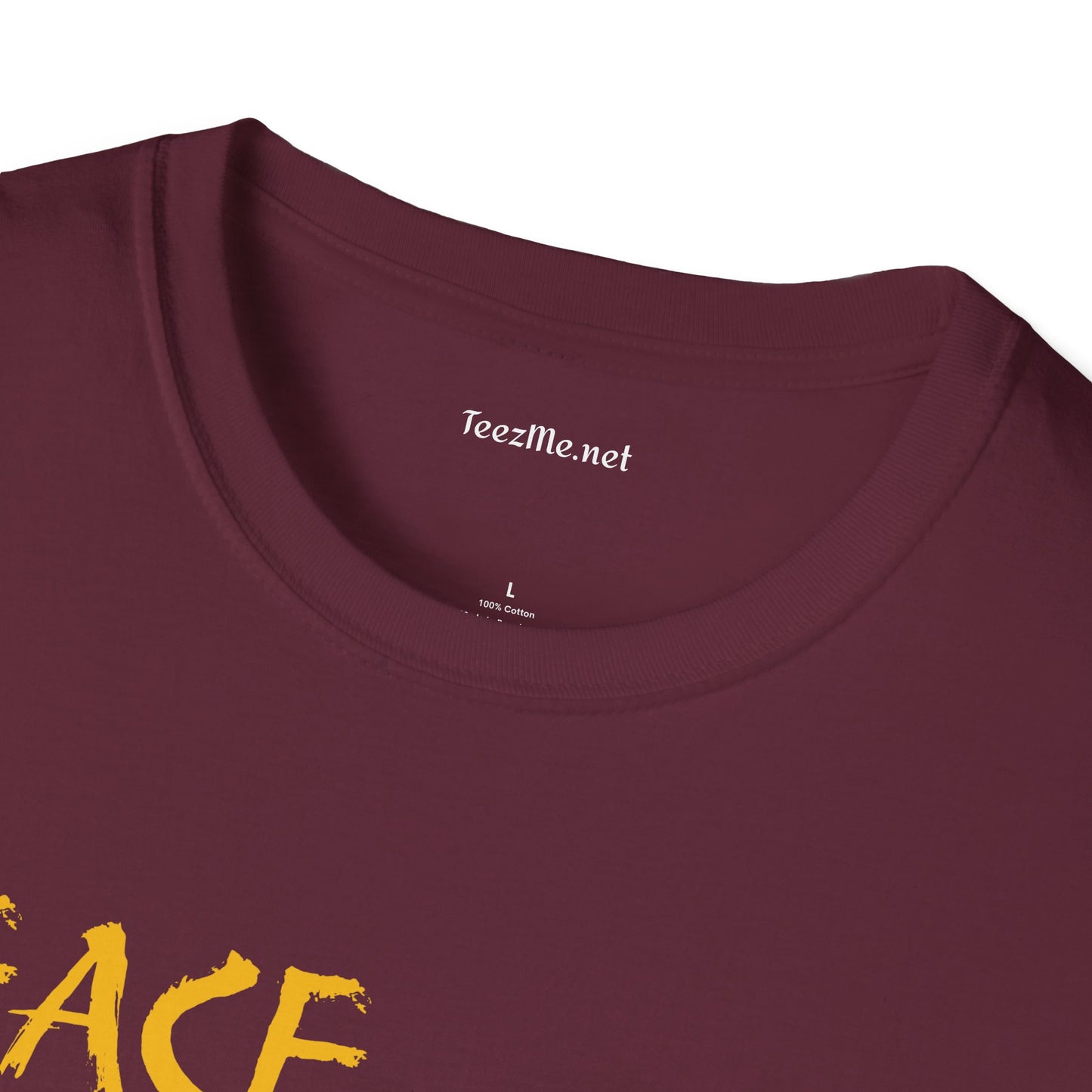 Peace Love and Rock'n Roll - Unisex Softstyle T-Shirt 100% Cotton Graphic
