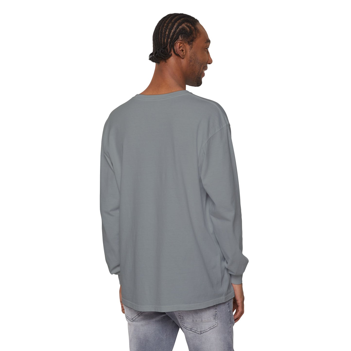 Resting Beach Face - Unisex Garment-dyed Long Sleeve T-Shirt