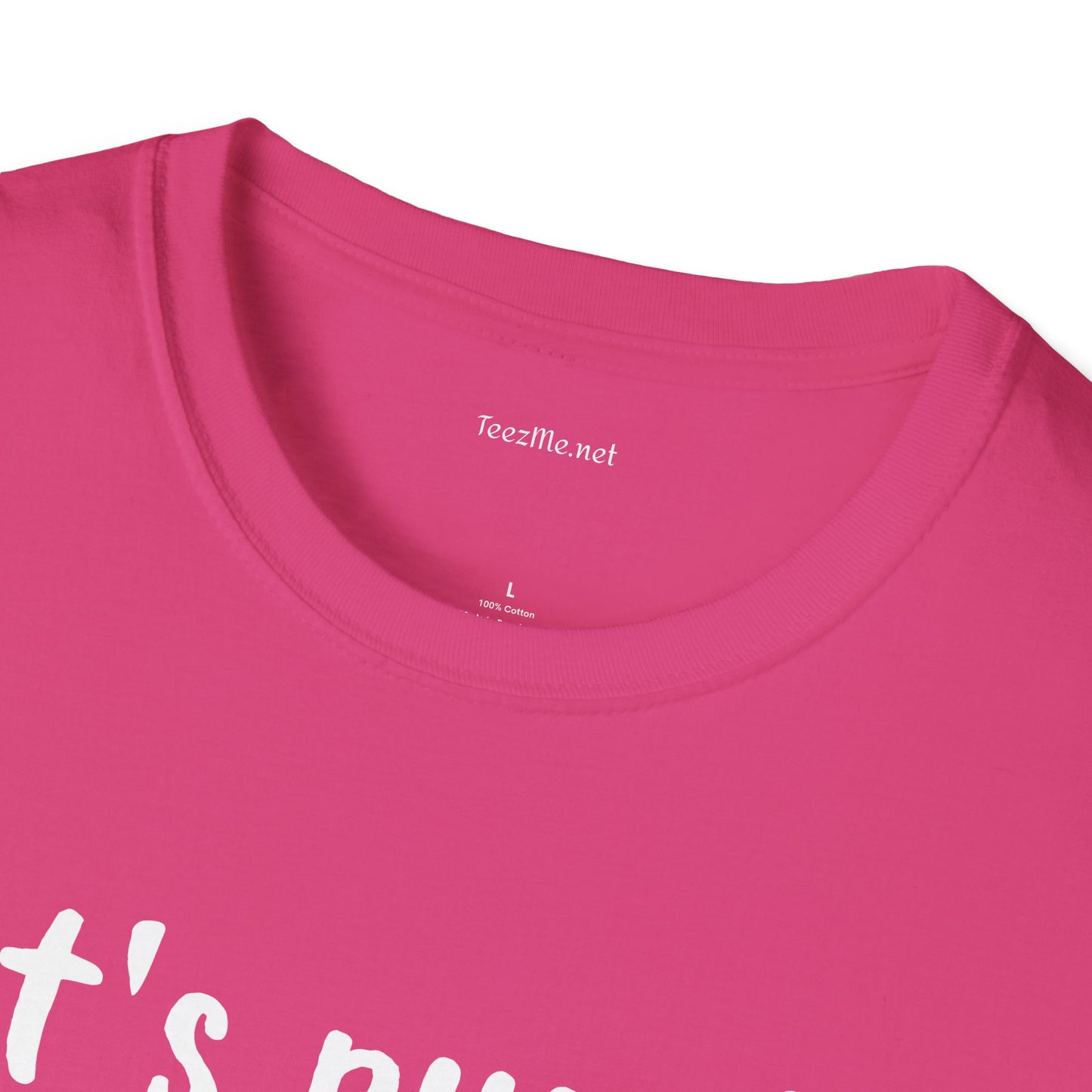 Let's purrty! - Unisex Softstyle T-Shirt 100% Cotton Graphic
