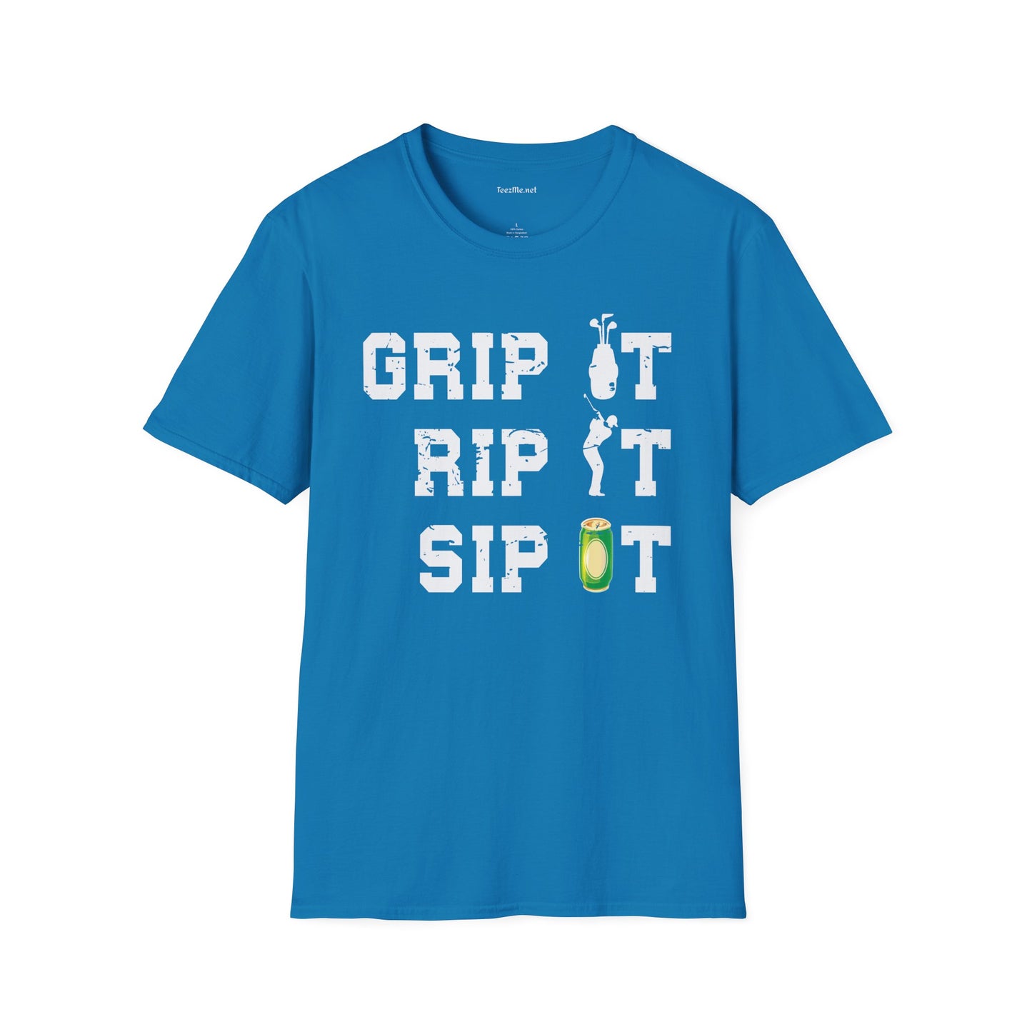 Funny Golf Unisex Softstyle T-Shirt 100% Cotton