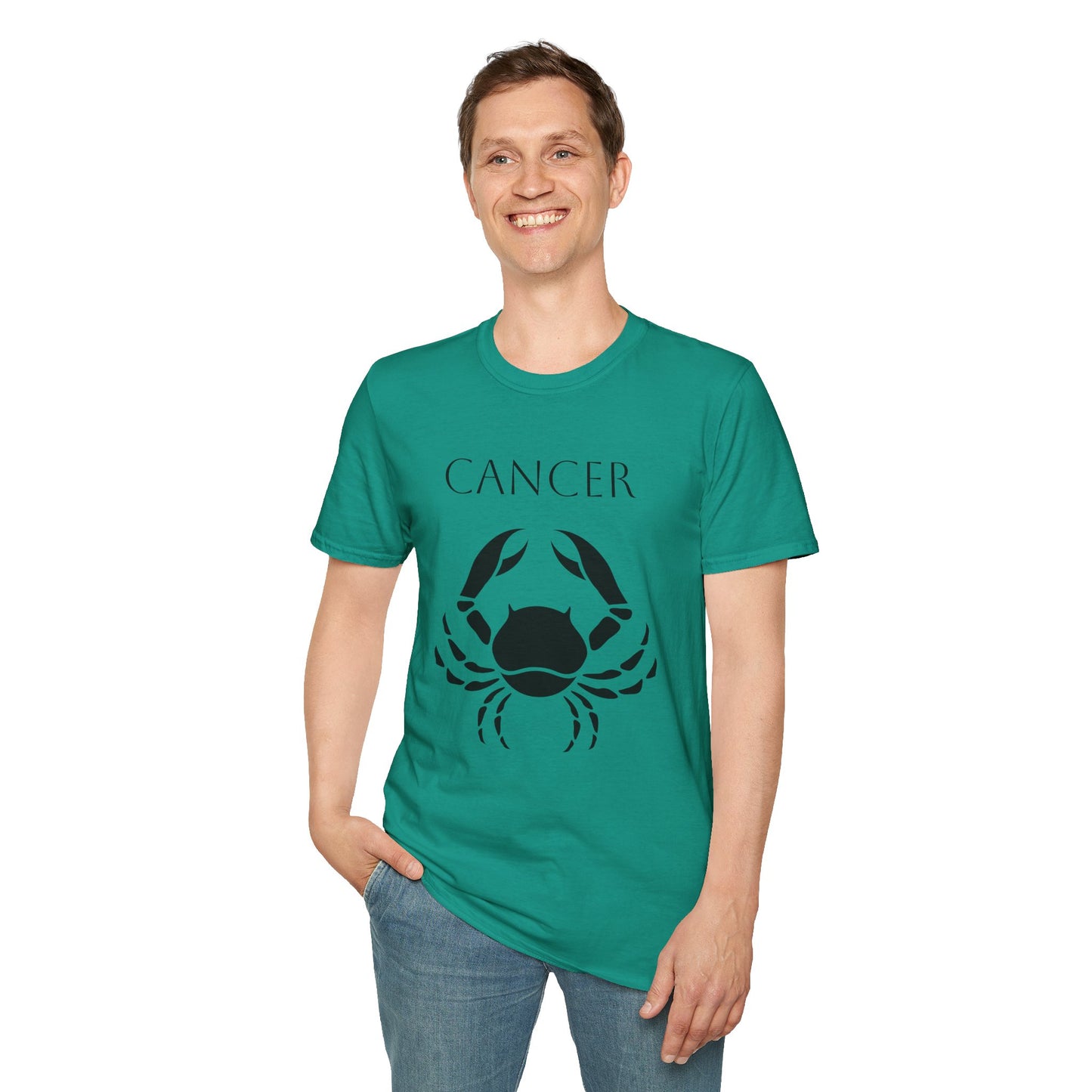 CANCER - Unisex Softstyle T-Shirt 100% Cotton Graphic