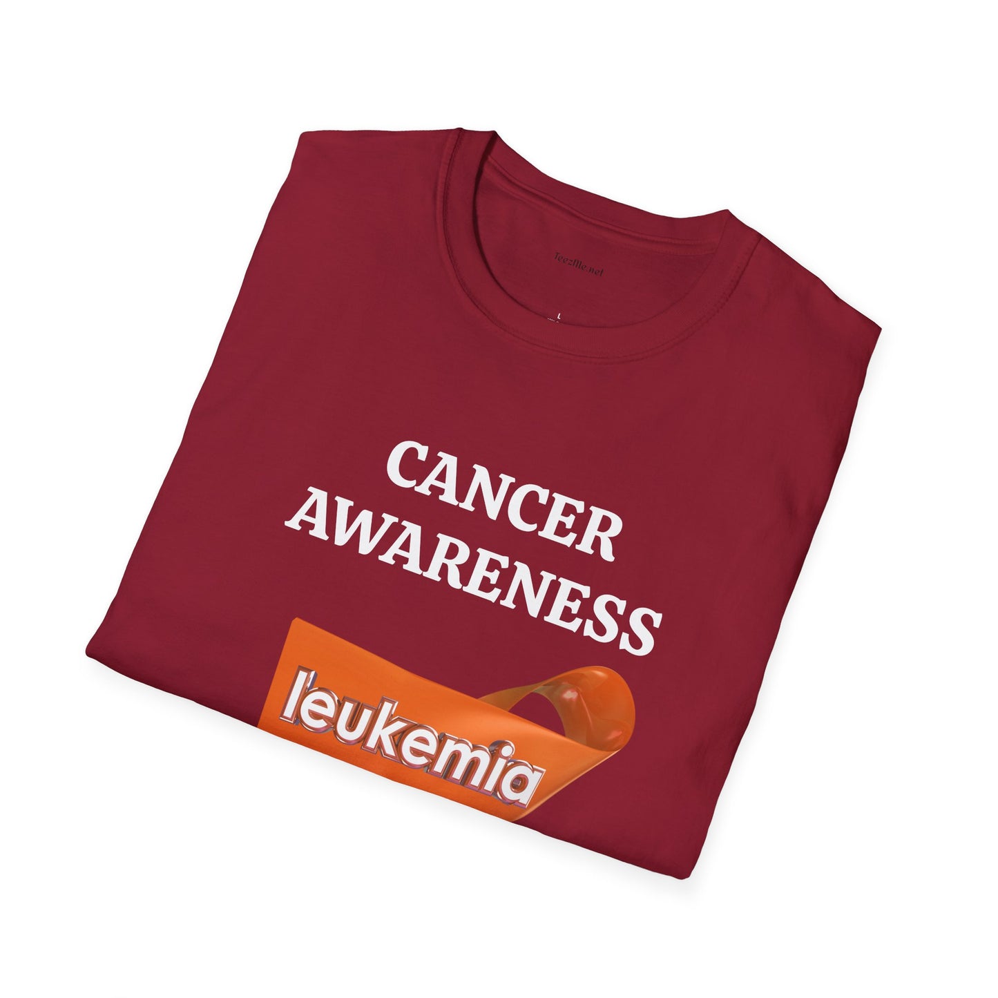 Leukemia Cancer Awareness - Unisex Softstyle T-Shirt 100% Cotton Graphic