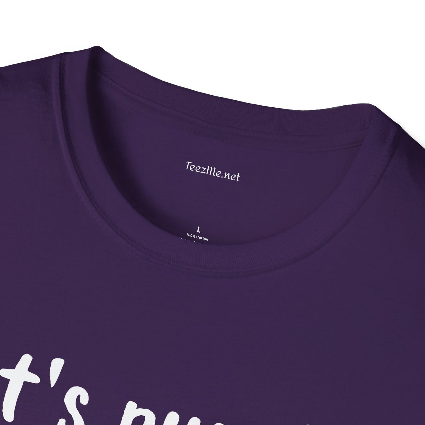 Let's purrty! - Unisex Softstyle T-Shirt 100% Cotton Graphic