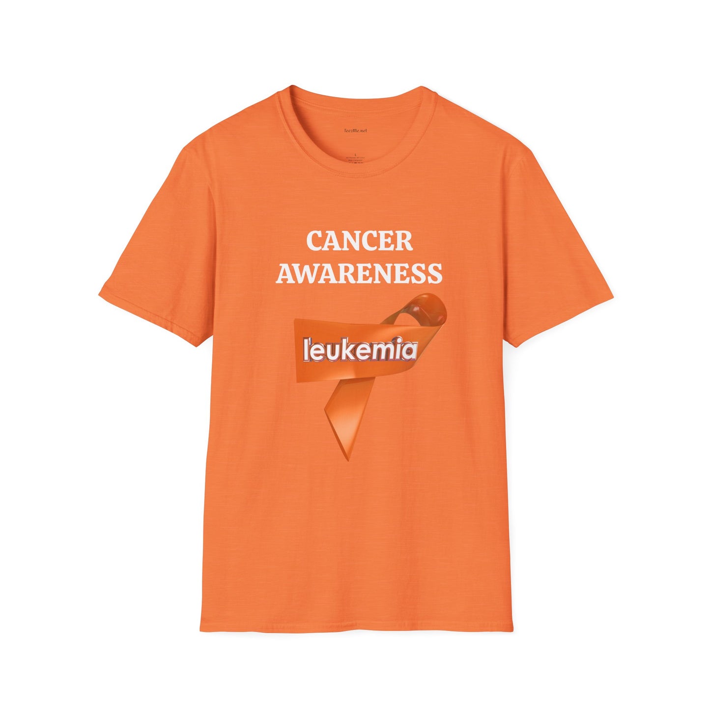 Leukemia Cancer Awareness - Unisex Softstyle T-Shirt 100% Cotton Graphic