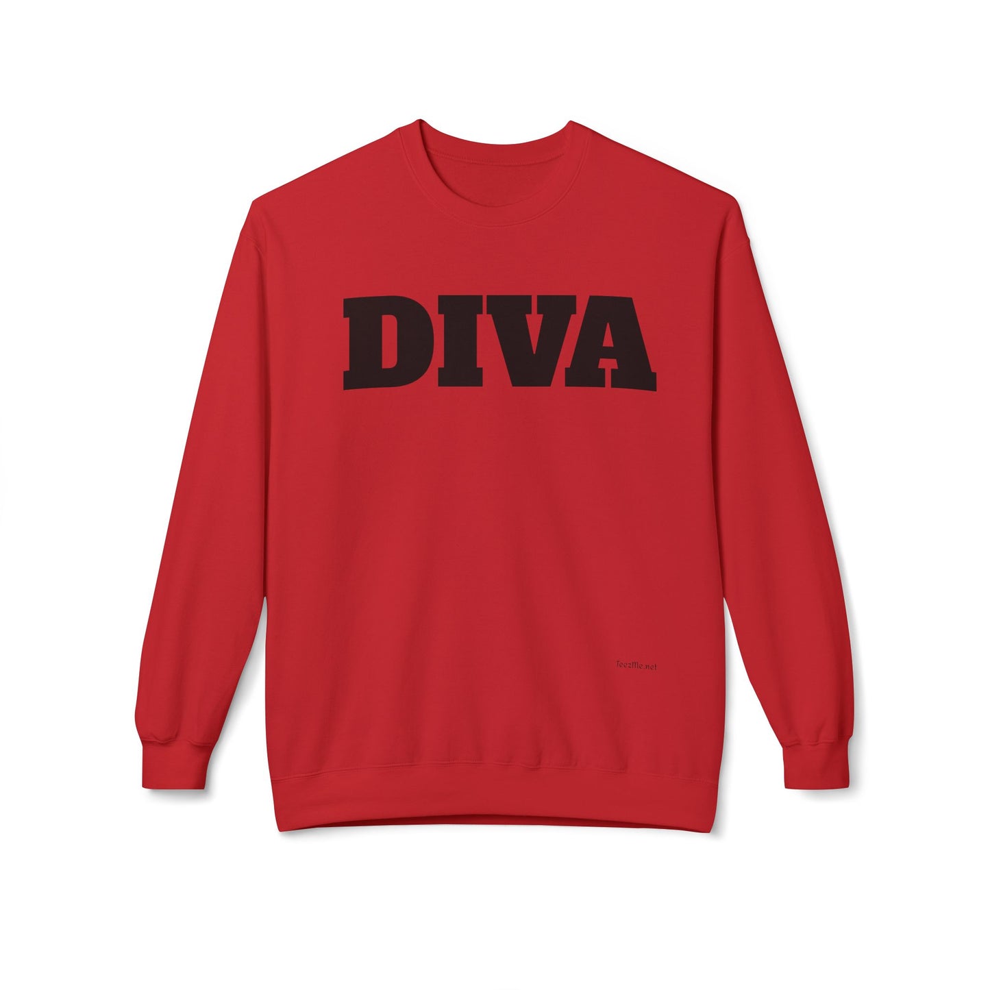 DIVA - Unisex Midweight Softstyle Fleece Crewneck Sweatshirt