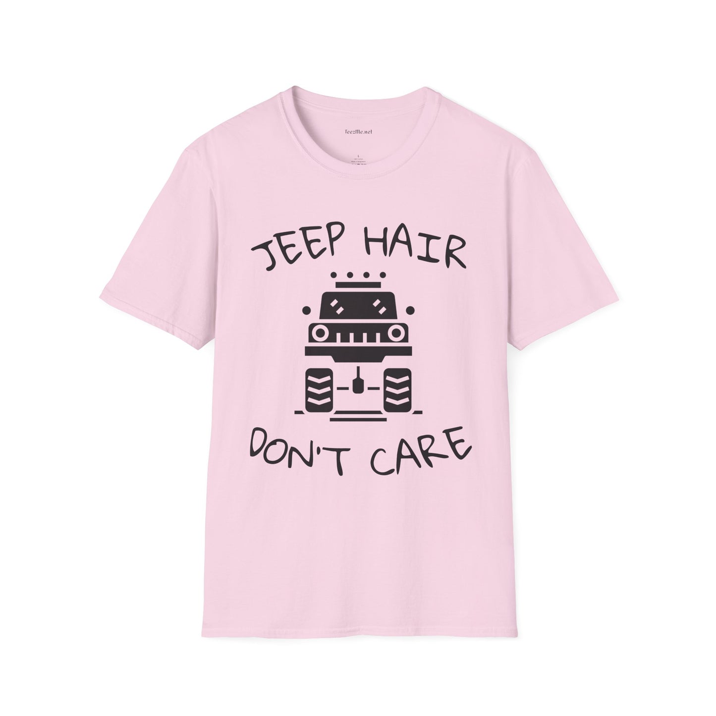 JEEP HAIR DON'T CARE - Unisex Softstyle T-Shirt 100% Cotton Graphic