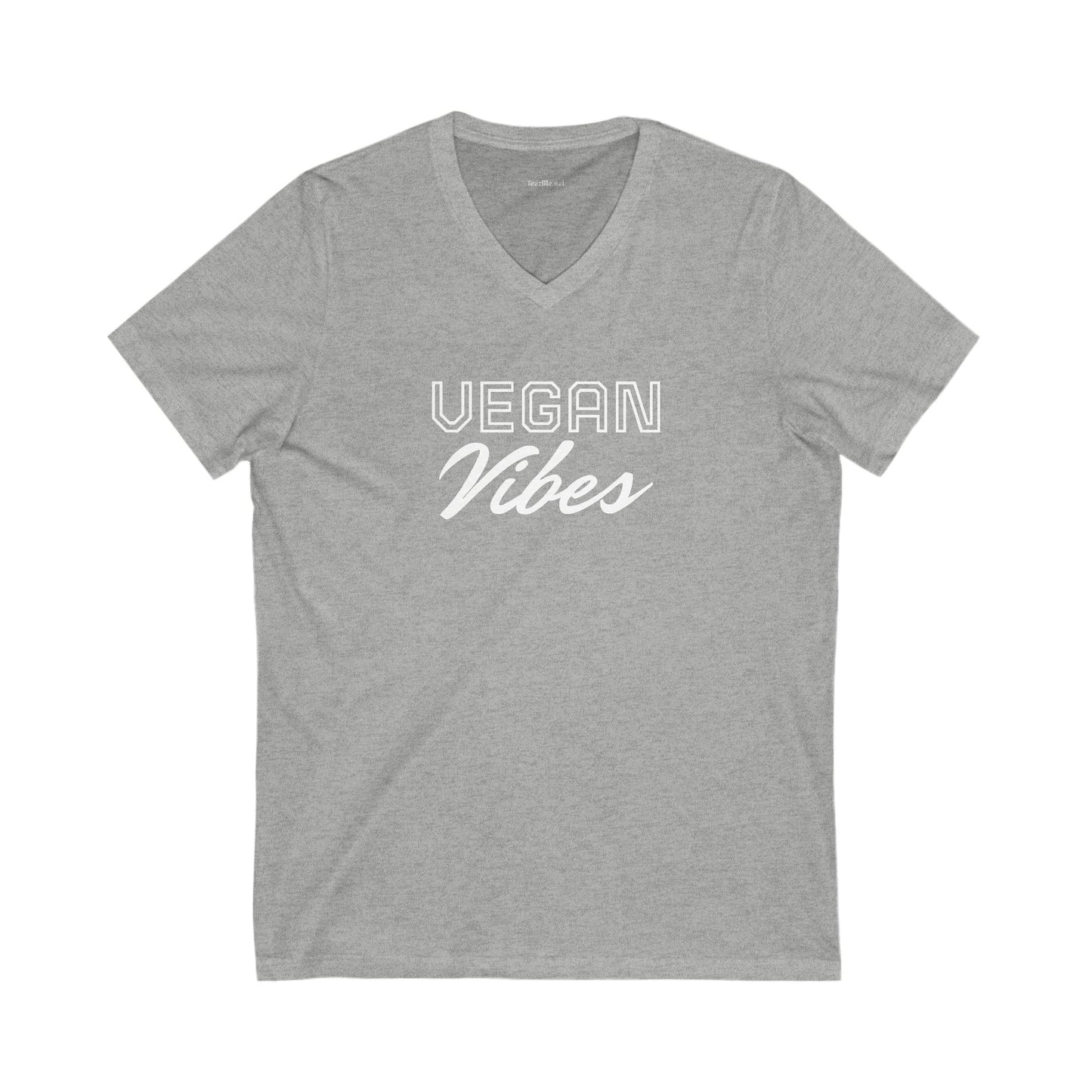VEGAN Vibes Unisex Jersey Short Sleeve V-Neck Tee
