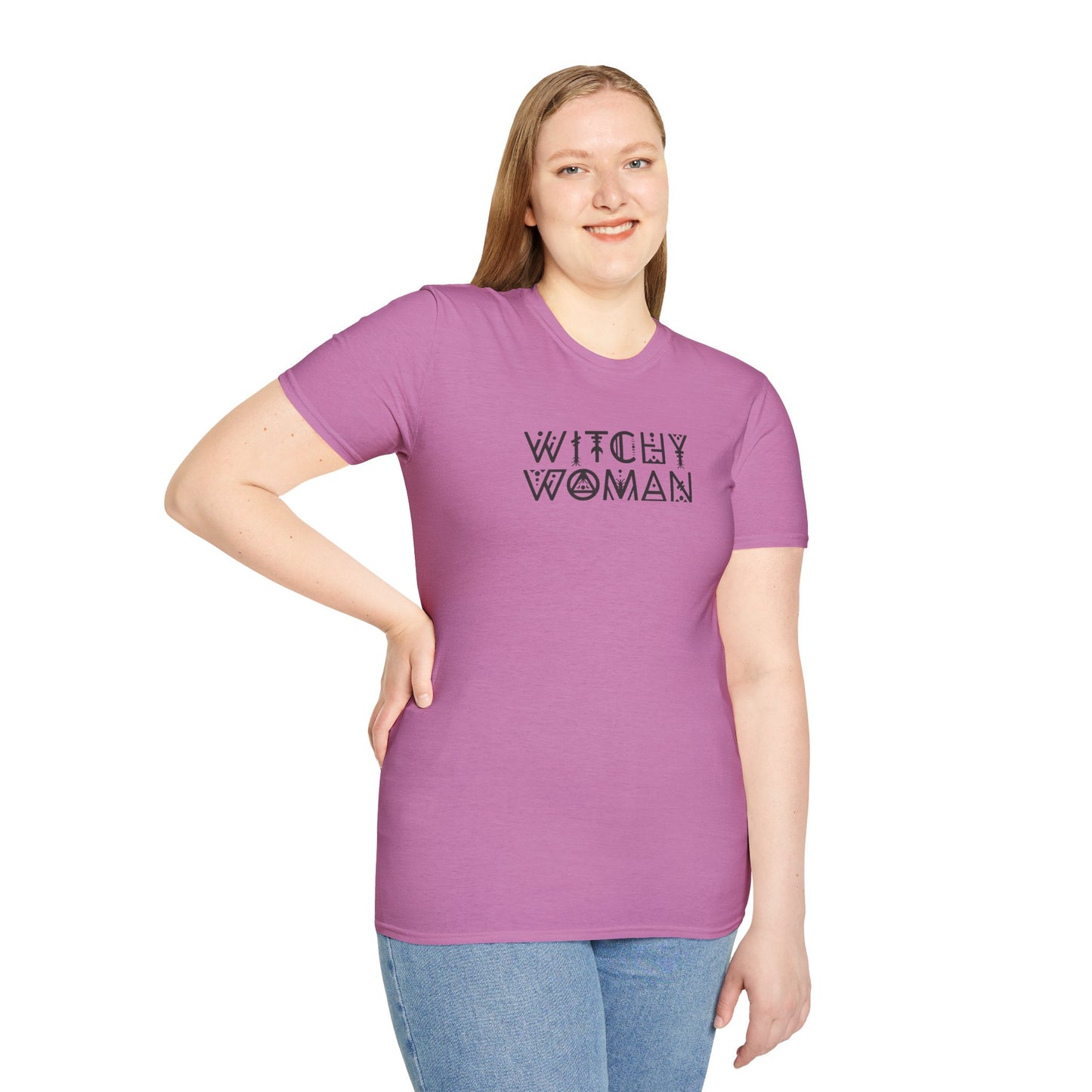 Witchy Woman - Unisex Softstyle T-Shirt 100% Cotton Graphic