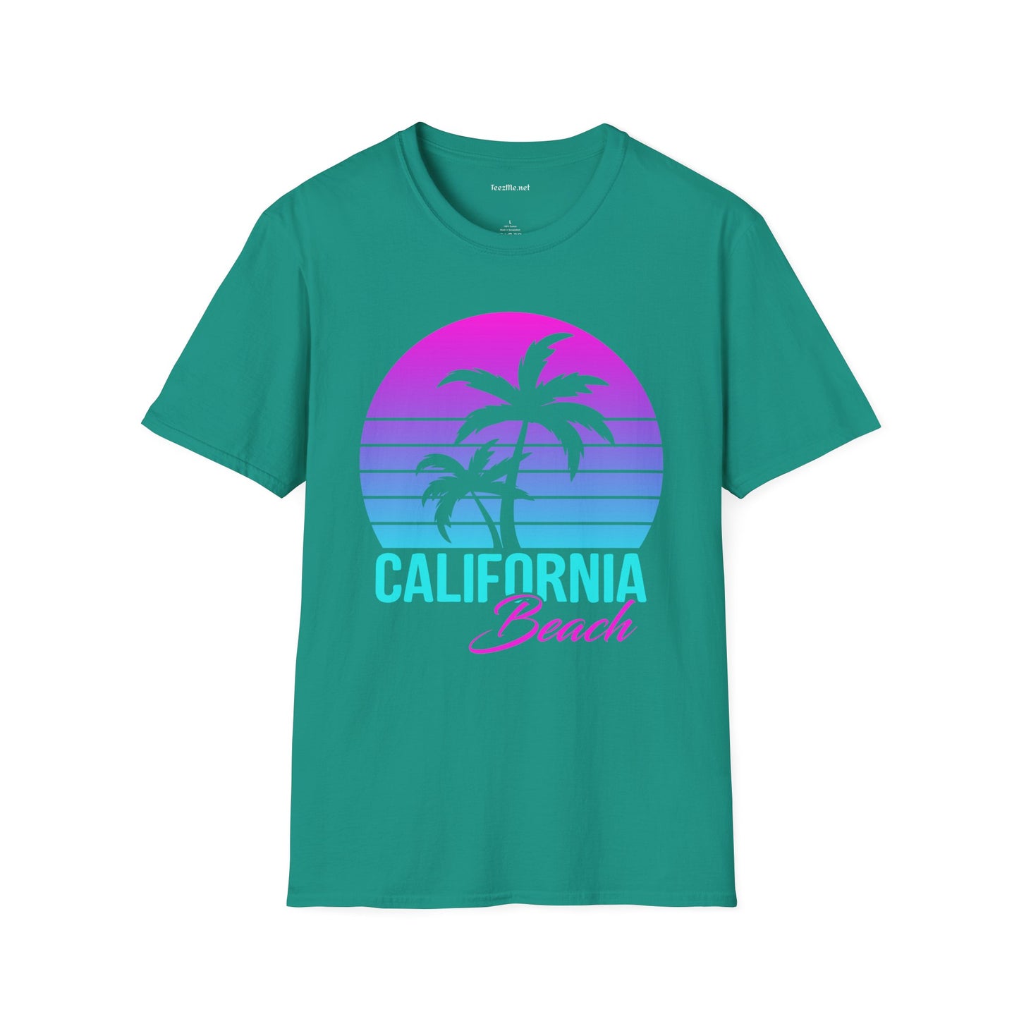 California Beach Unisex Softstyle T-Shirt 100% Cotton
