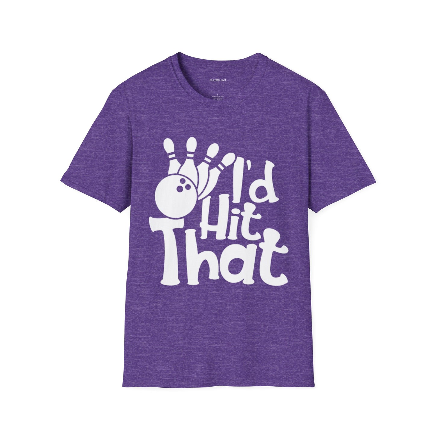 I'd Hit That (Bowling) Unisex Softstyle T-Shirt 100% Cotton