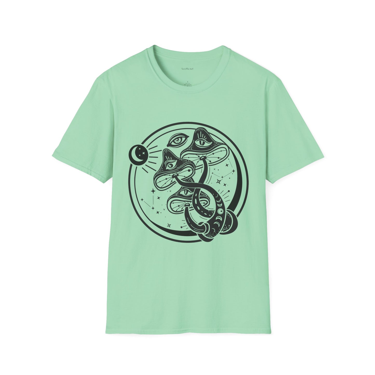 Mushrooms - Unisex Softstyle T-Shirt 100% Cotton Graphic