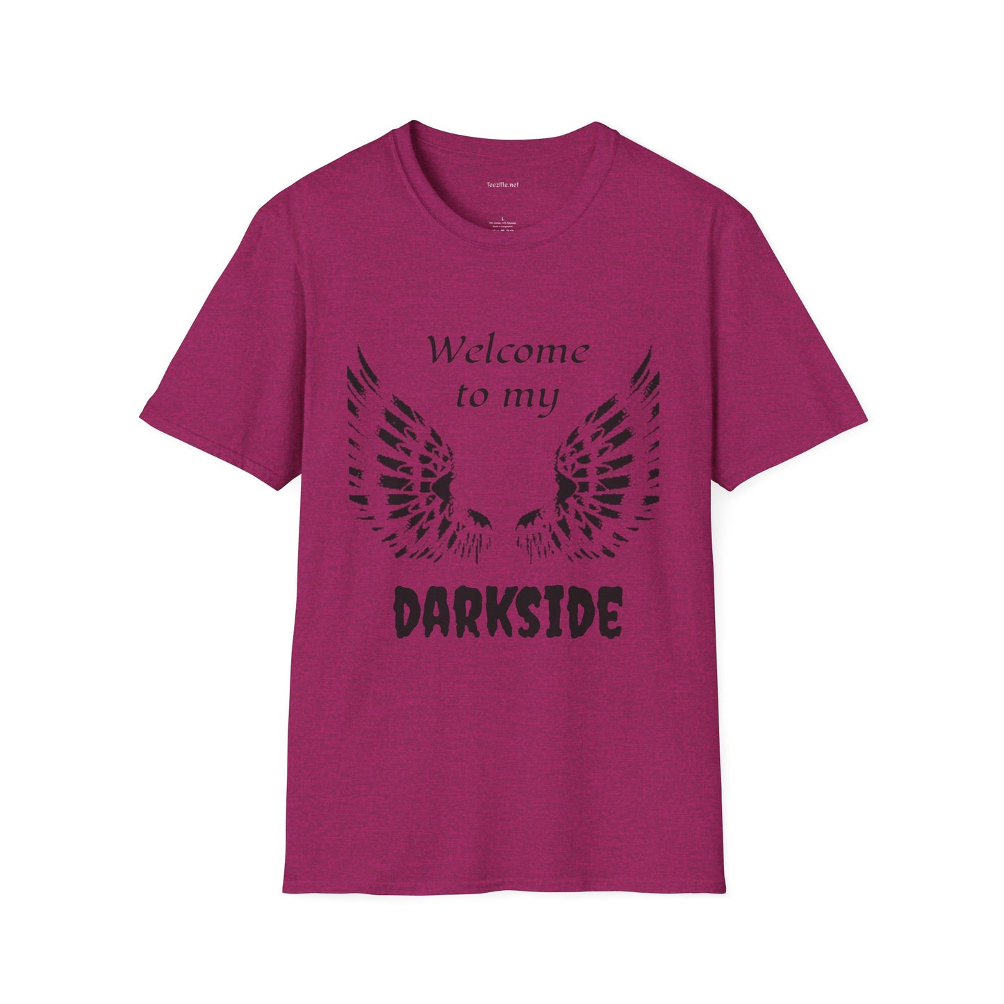 Welcome to my DARKSIDE - Unisex Softstyle T-Shirt 100% Cotton Graphic