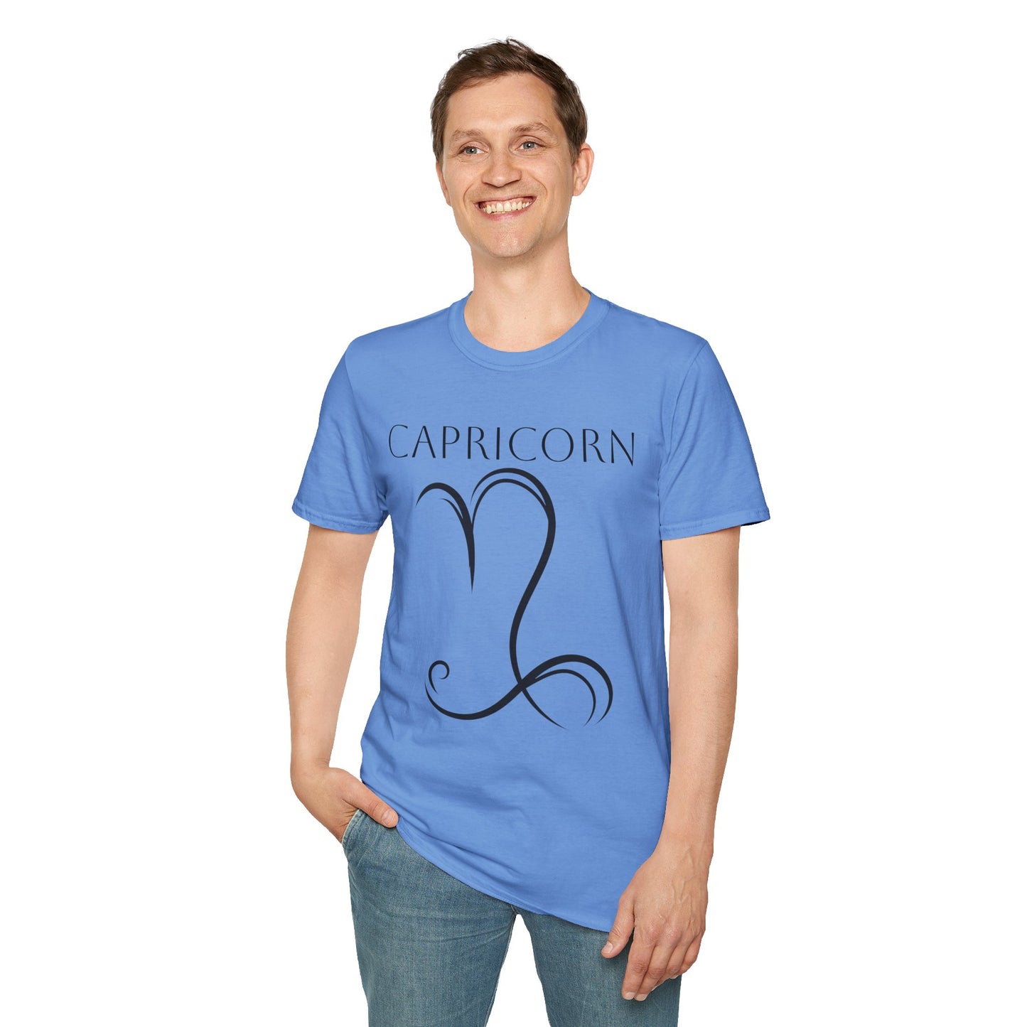 CAPRICORN - Unisex Softstyle T-Shirt 100% Cotton Graphic