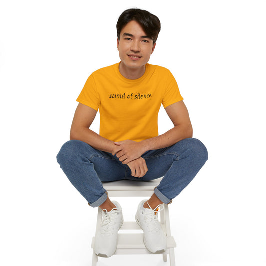 Sound of silence - Unisex Ultra Cotton Tee 100% Cotton Graphic