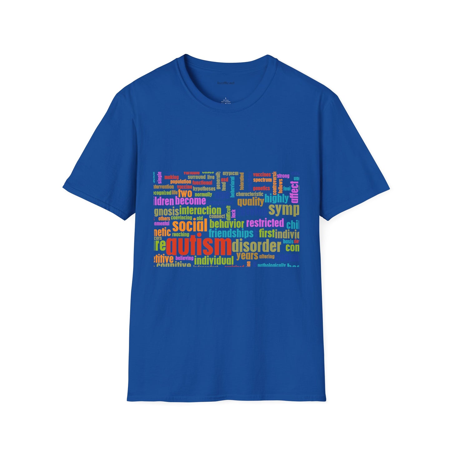 AUTISM speaks- Unisex Softstyle T-Shirt 100% Cotton Graphic