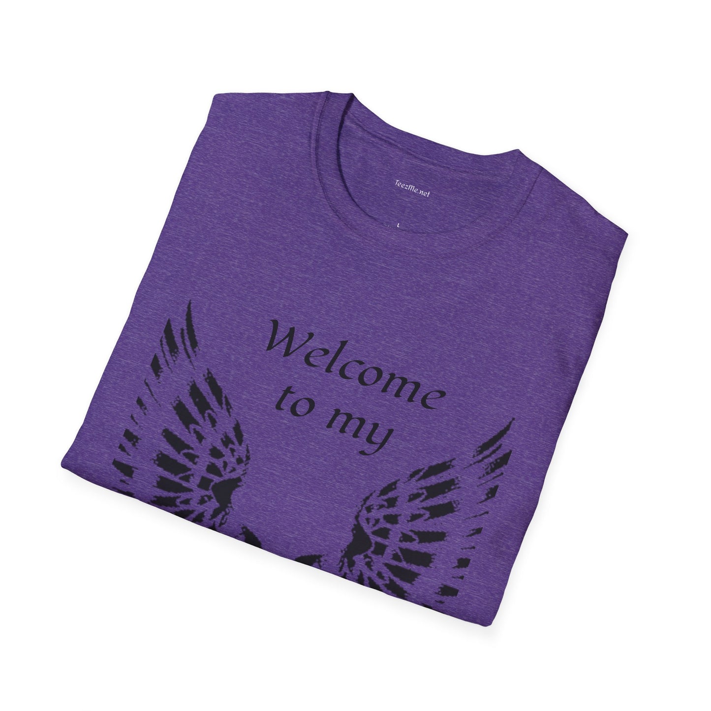 Welcome to my DARKSIDE - Unisex Softstyle T-Shirt 100% Cotton Graphic
