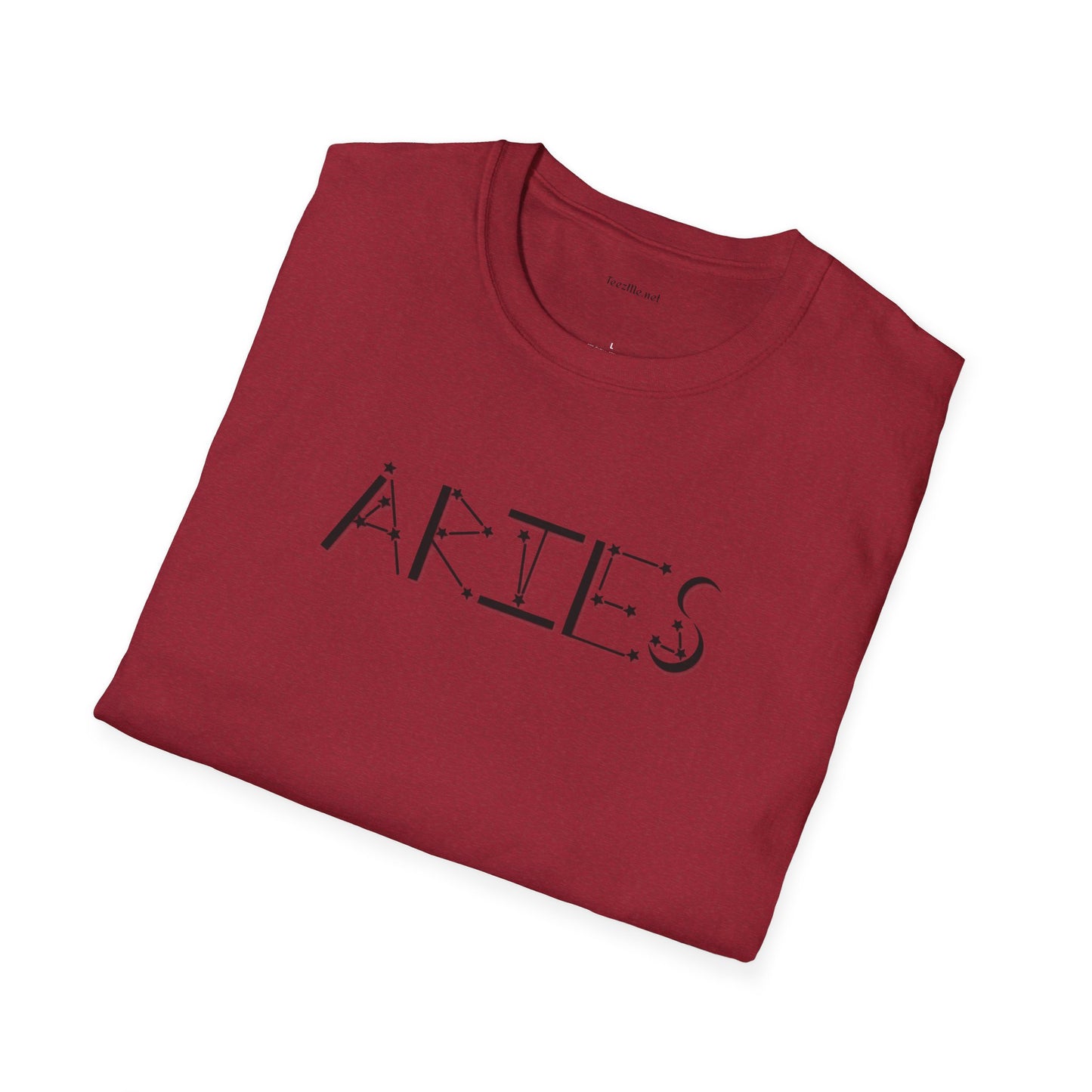 Aries Zodiac - Unisex Softstyle T-Shirt 100% Cotton Graphic