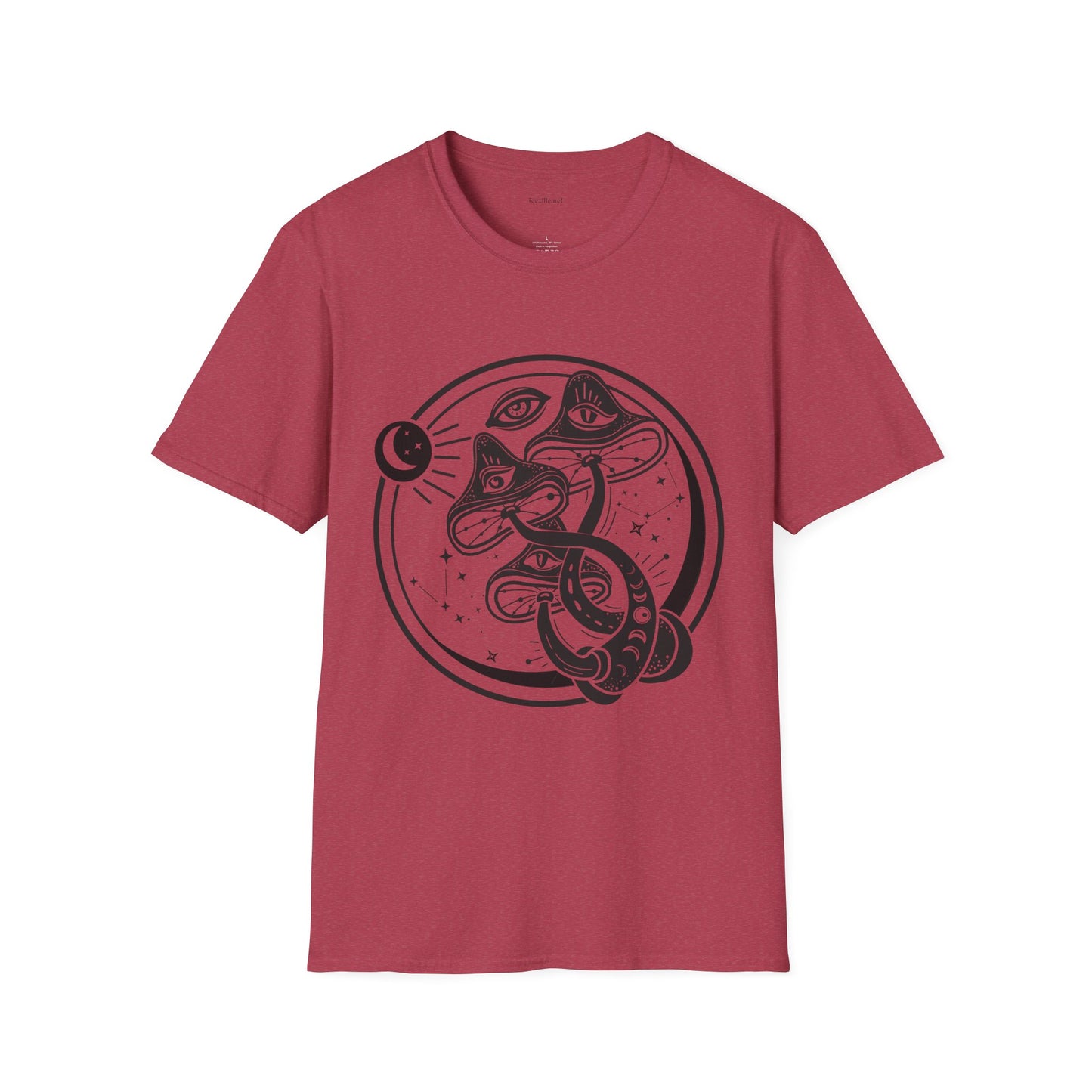 Mushrooms - Unisex Softstyle T-Shirt 100% Cotton Graphic