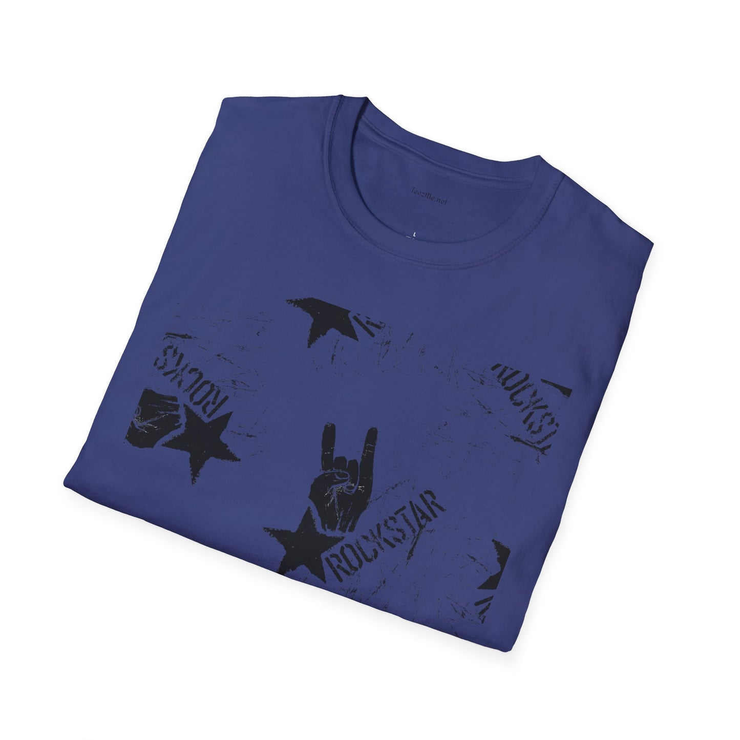 ROCK STAR illustation - Unisex Softstyle T-Shirt 100% Cotton Graphic