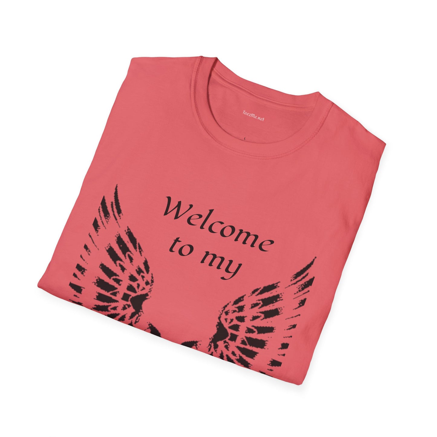 Welcome to my DARKSIDE - Unisex Softstyle T-Shirt 100% Cotton Graphic
