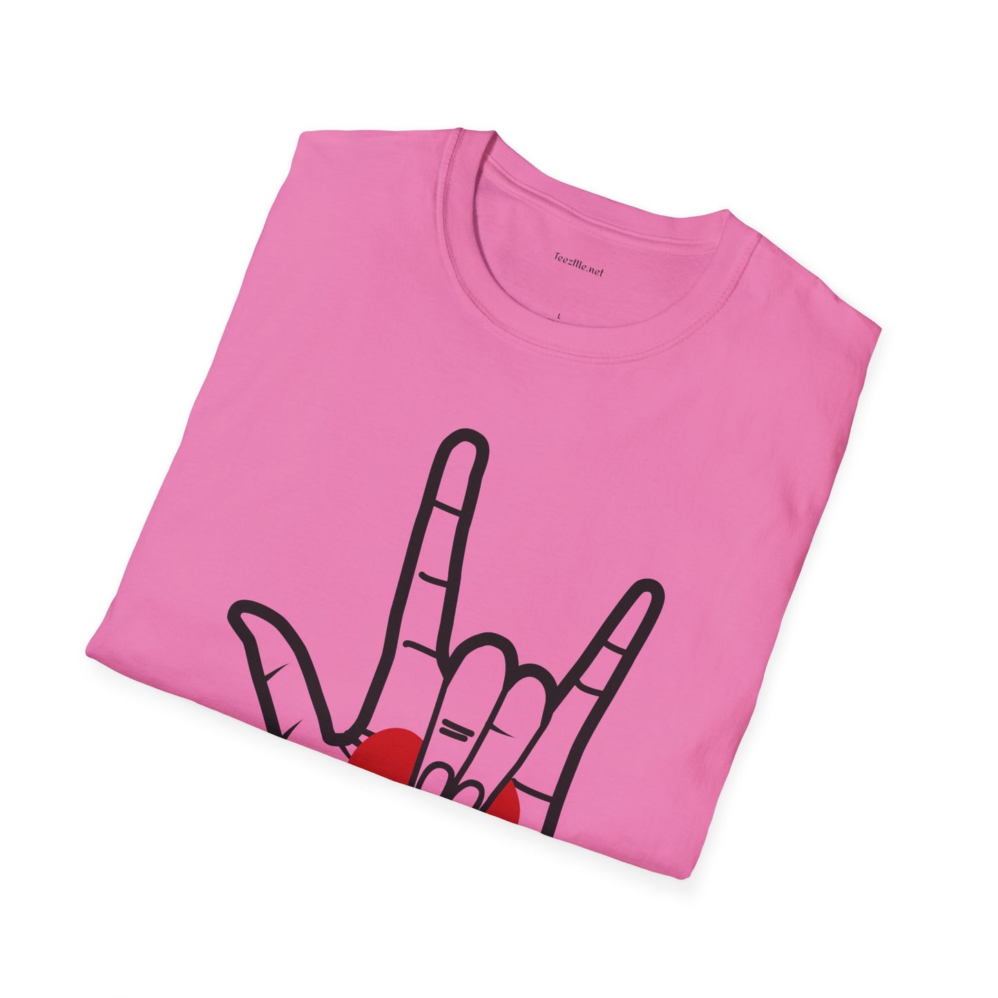 ASL Love  - Unisex Softstyle T-Shirt 100% Cotton Graphic