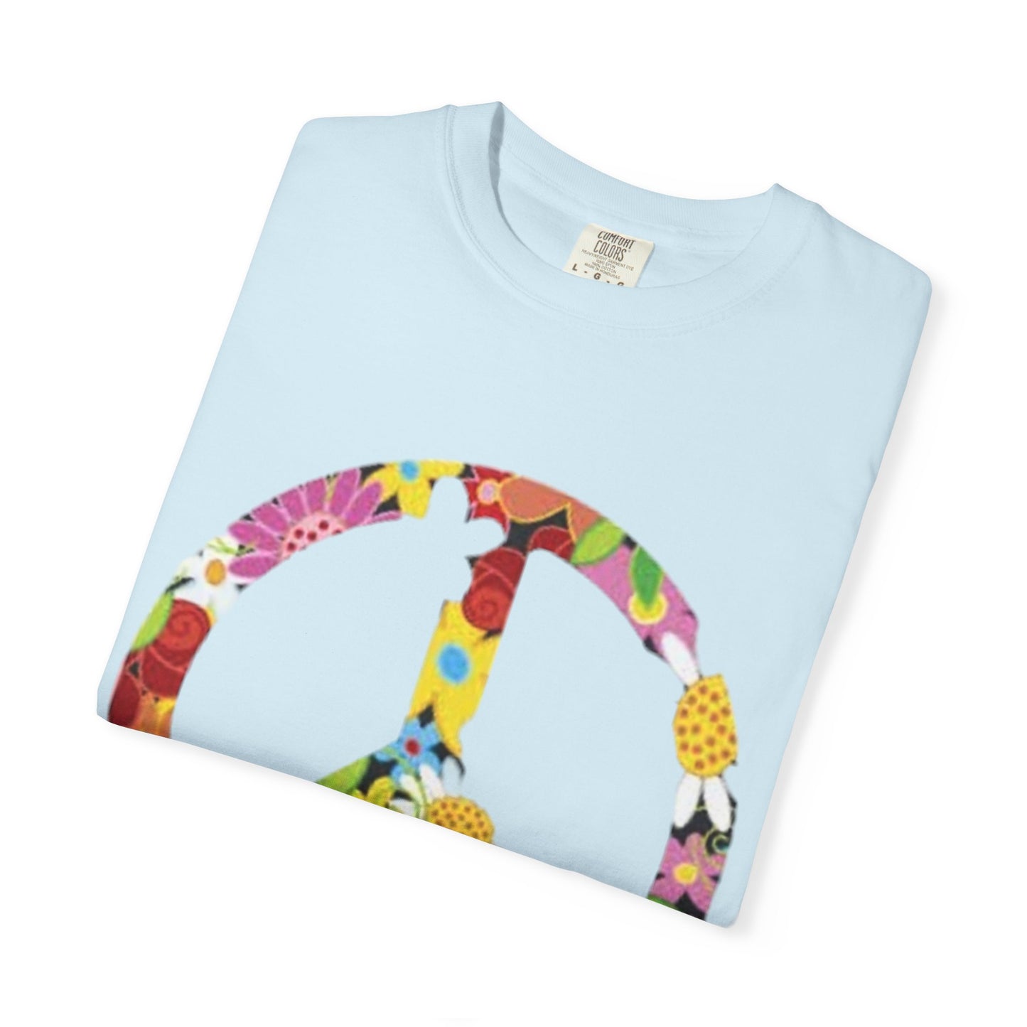 Peace Sign Unisex Garment-Dyed T-shirt