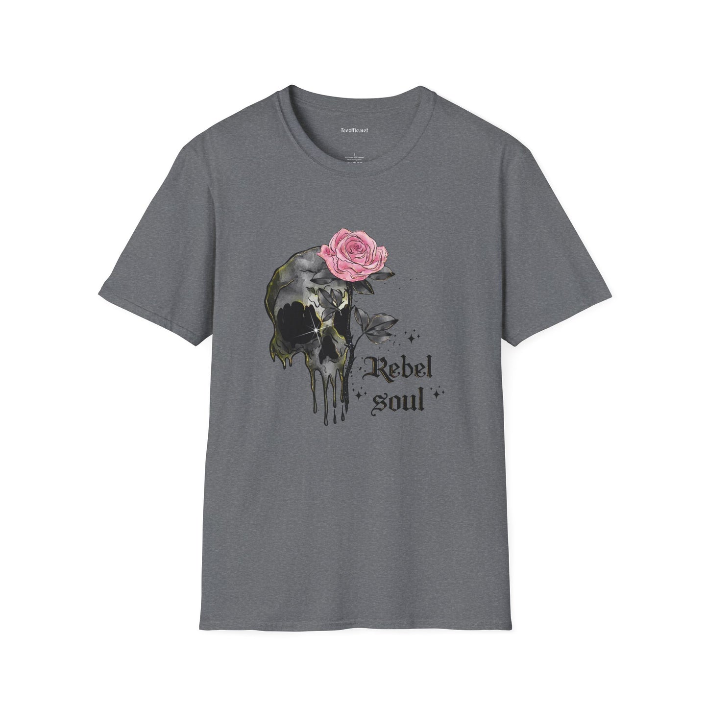 Rebel Soul 1 - Unisex Softstyle T-Shirt 100% Cotton Graphic