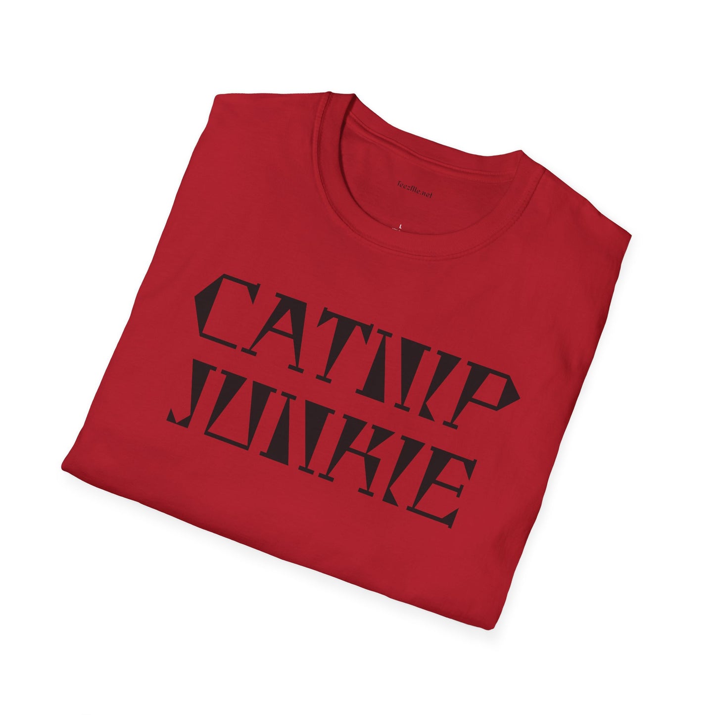 Catnip Junkie - Unisex Softstyle T-Shirt 100% Cotton Graphic
