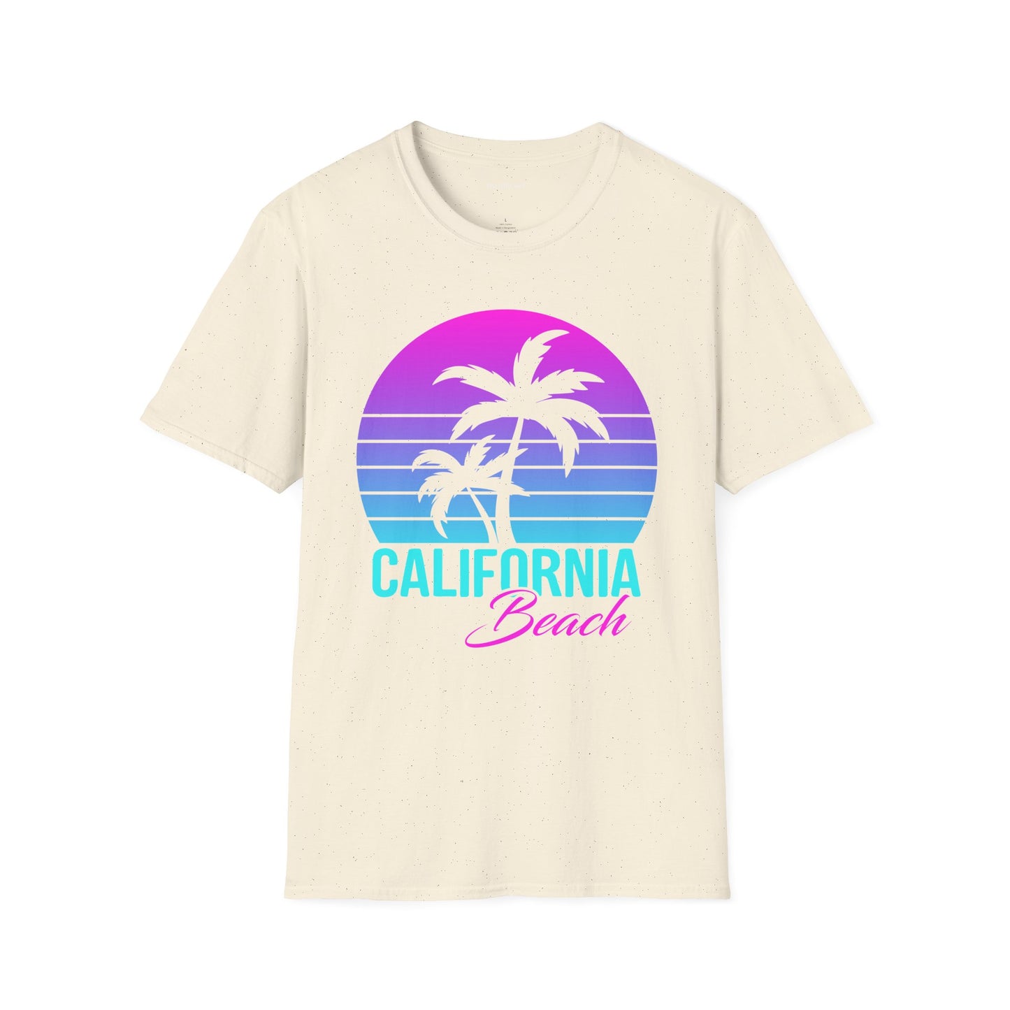California Beach Unisex Softstyle T-Shirt 100% Cotton