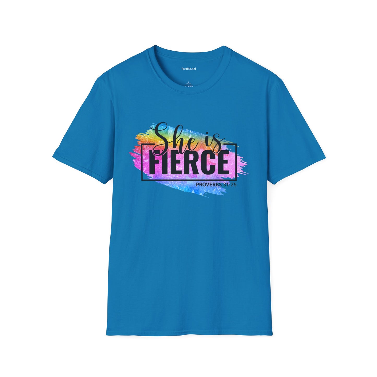 She is FIERCE Unisex Softstyle T-Shirt 100% Cotton Graphic