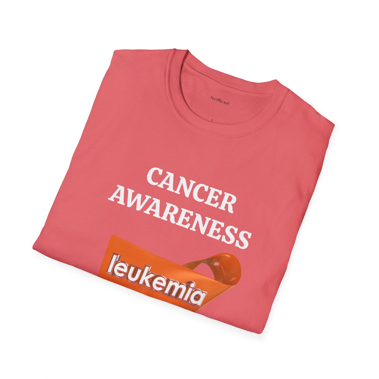 Leukemia Cancer Awareness - Unisex Softstyle T-Shirt 100% Cotton Graphic