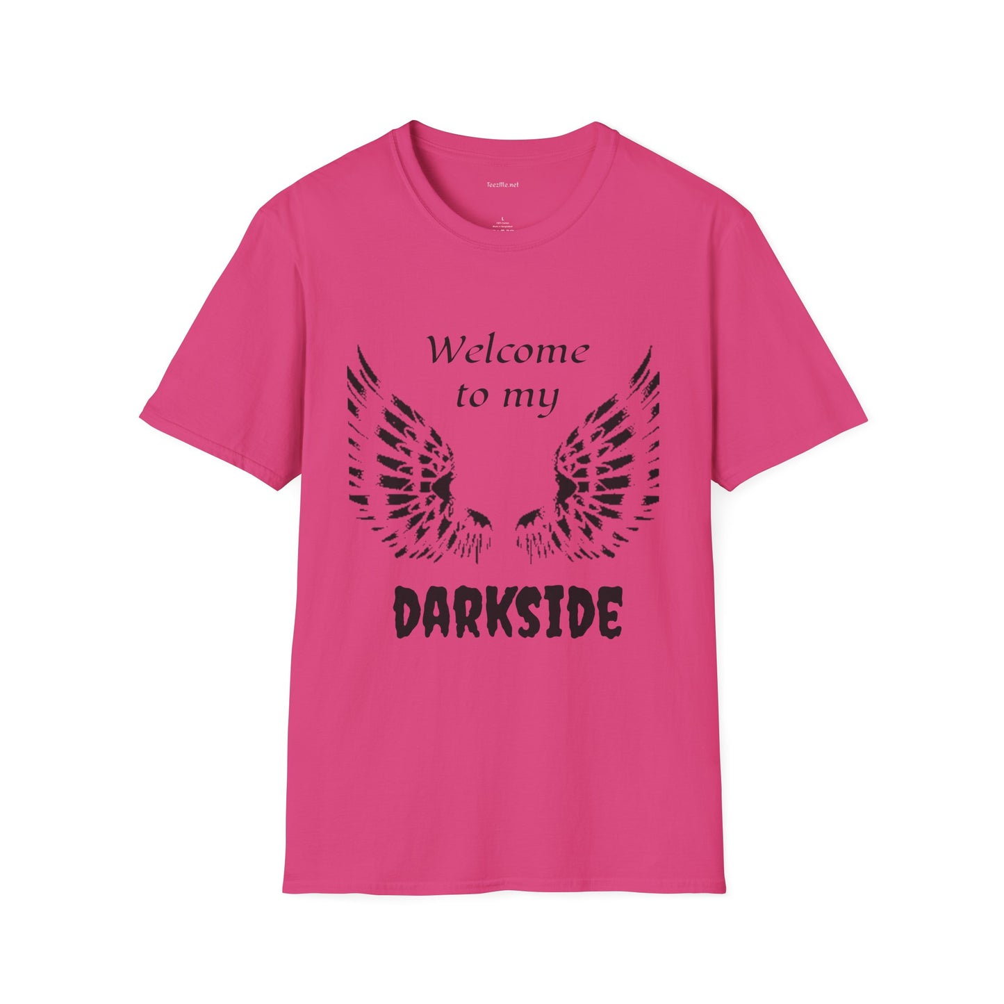 Welcome to my DARKSIDE - Unisex Softstyle T-Shirt 100% Cotton Graphic