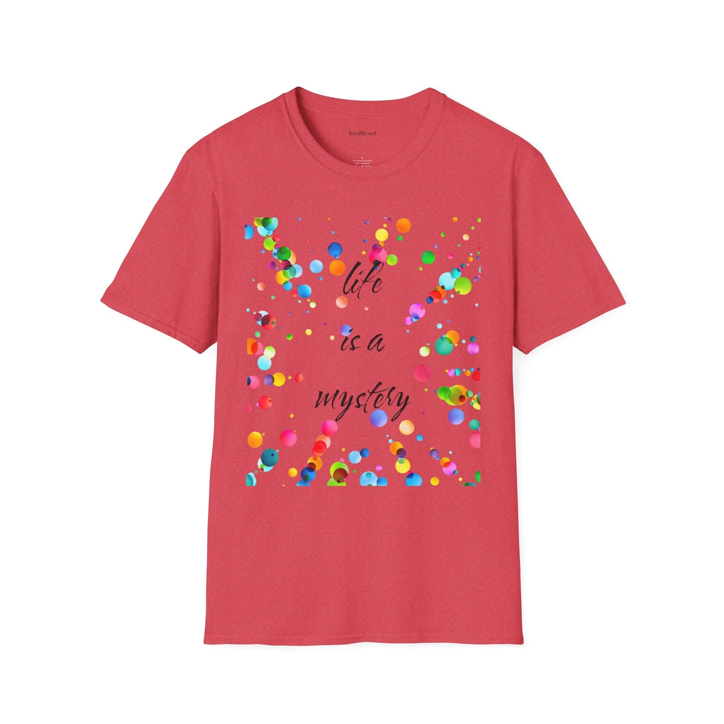 Life is a mystery - Unisex Softstyle T-Shirt 100% Cotton Graphic