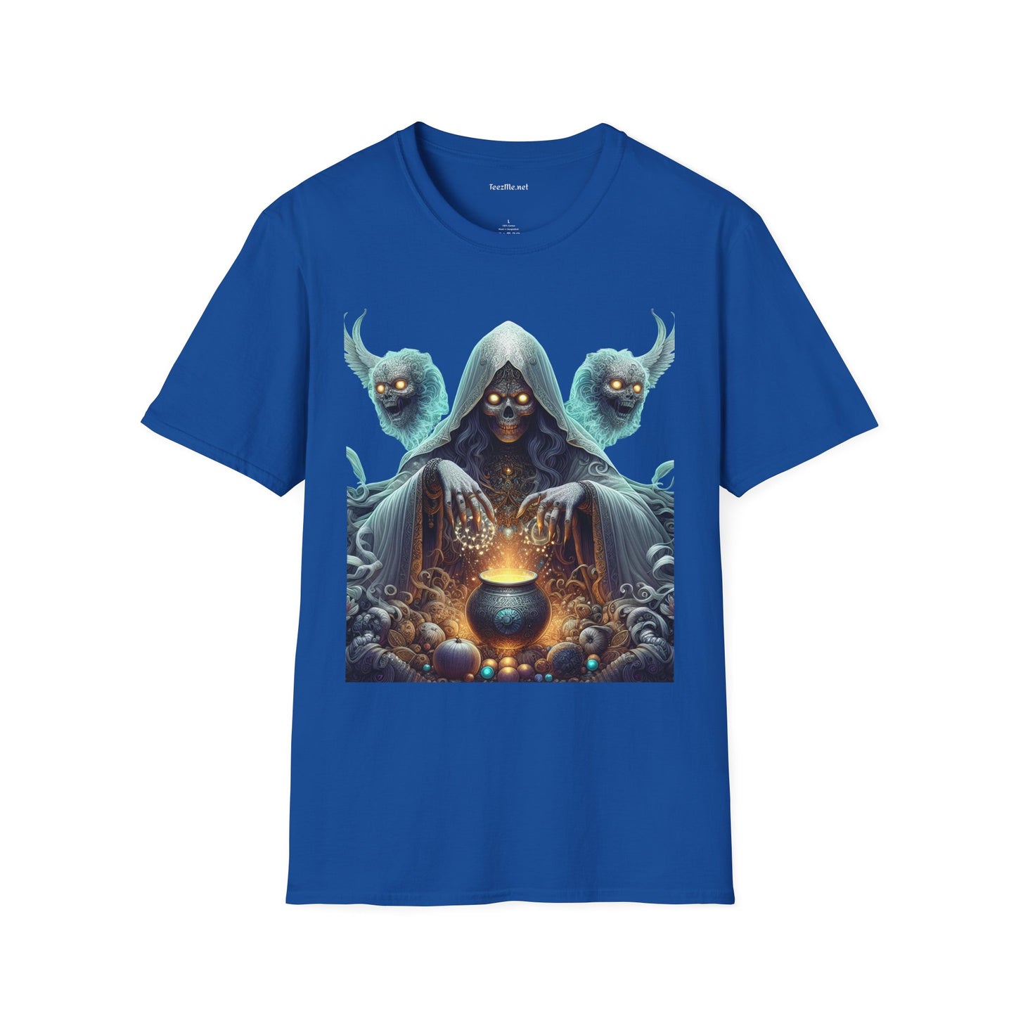 Anime Witch (4) Unisex Softstyle T-Shirt 100% Cotton Graphic
