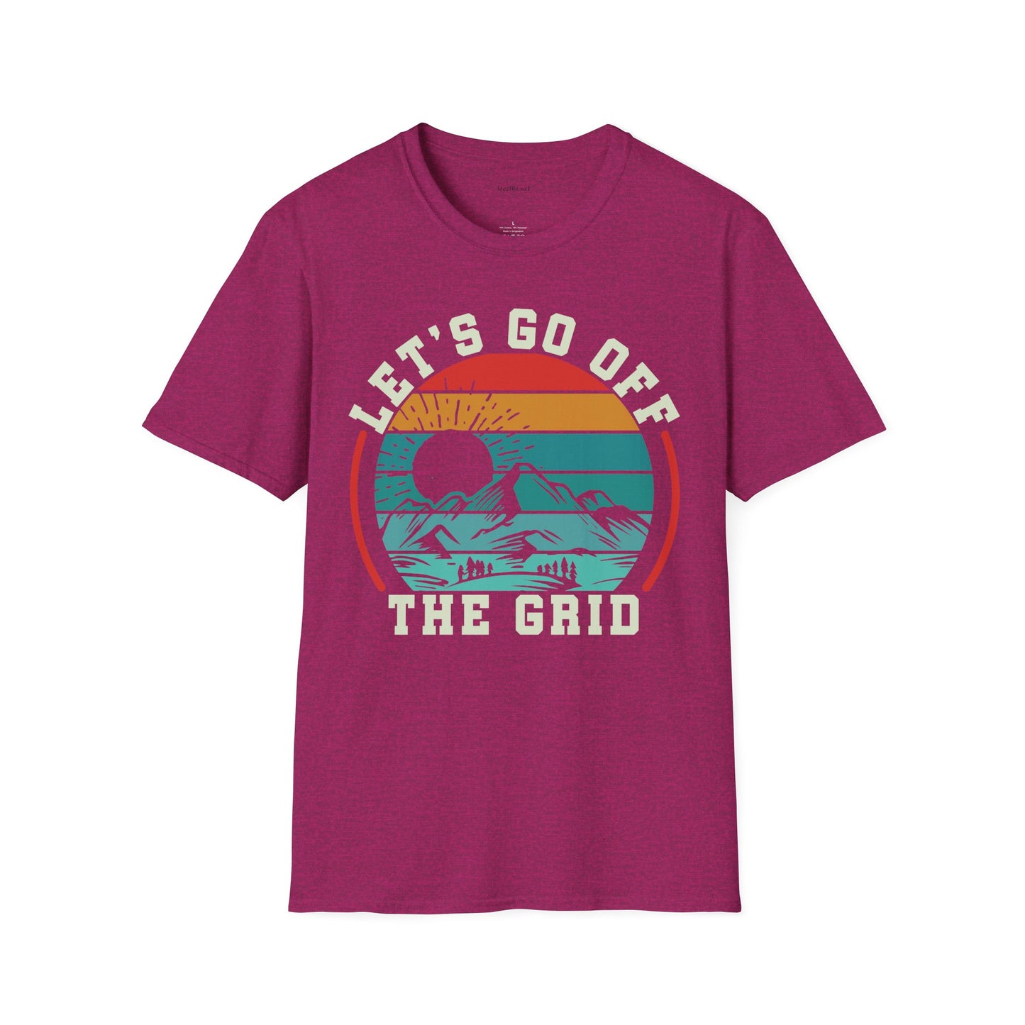 Off Grid - Unisex Softstyle T-Shirt 100% Cotton Graphic