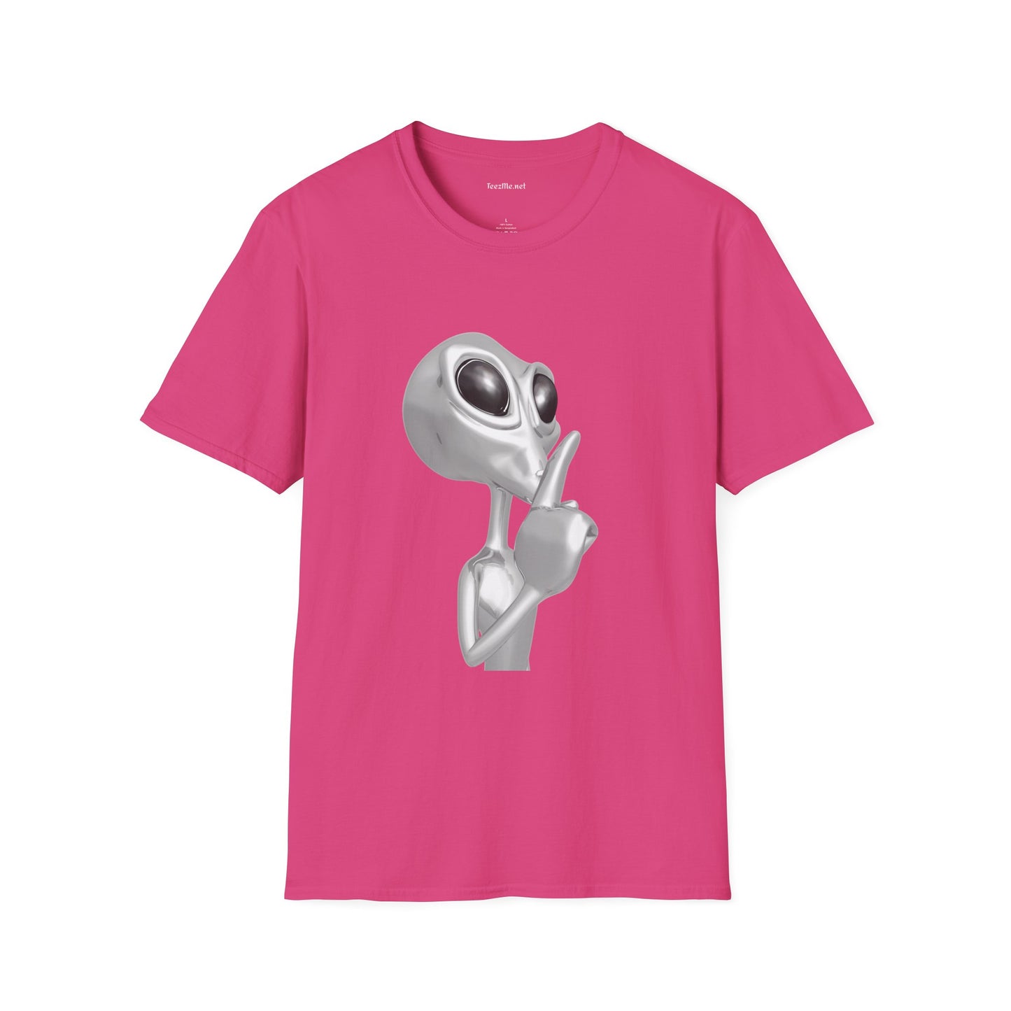 Secret Alien - Unisex Softstyle T-Shirt 100% Cotton Graphic