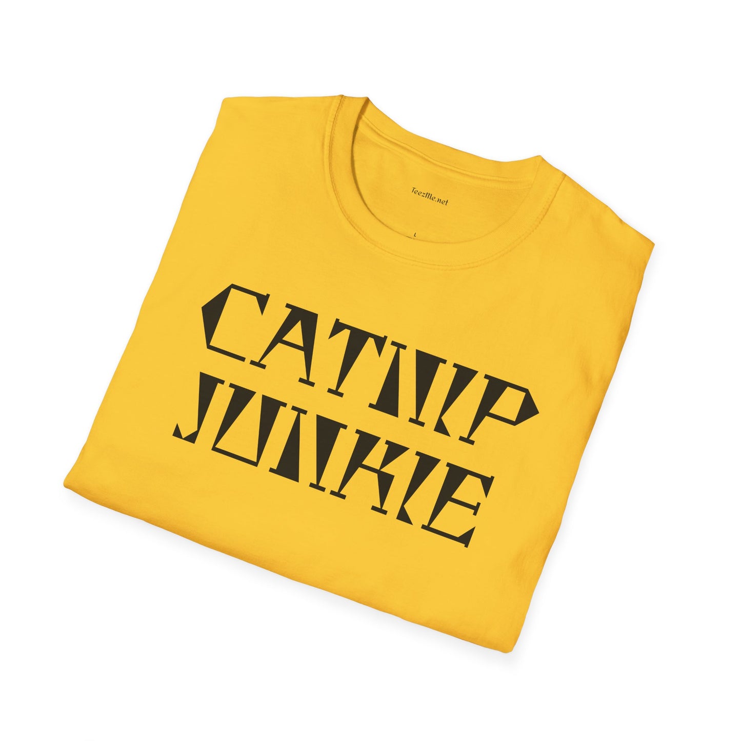 Catnip Junkie - Unisex Softstyle T-Shirt 100% Cotton Graphic
