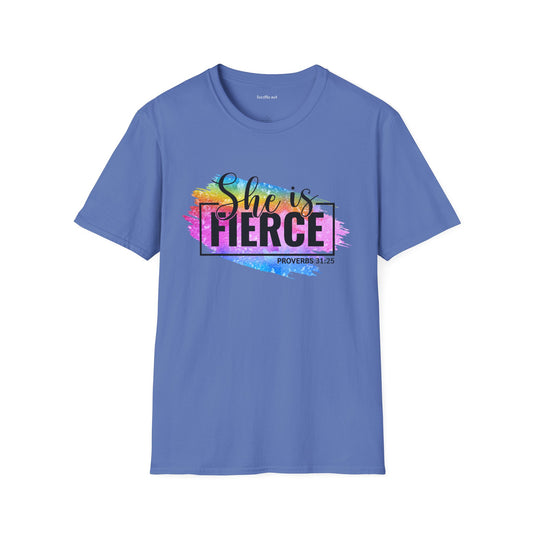 She is FIERCE Unisex Softstyle T-Shirt 100% Cotton Graphic