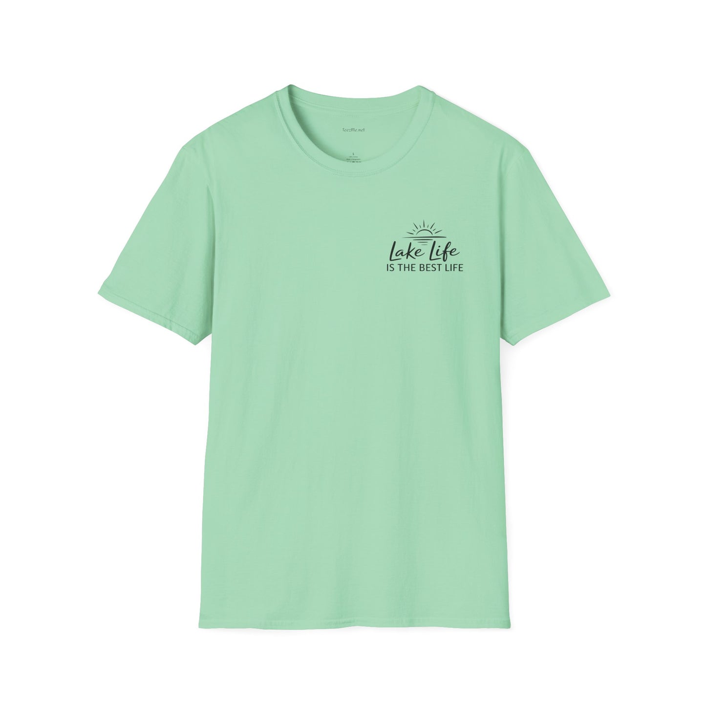 Lake Life Best Life - Unisex Softstyle T-Shirt 100% Cotton Graphic
