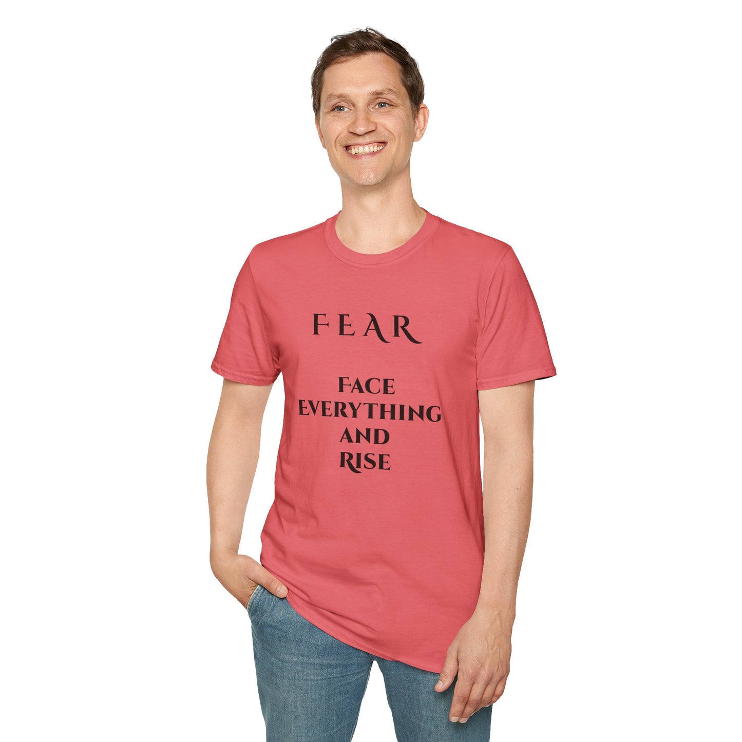 F E A R - Unisex Softstyle T-Shirt 100% Cotton Graphic