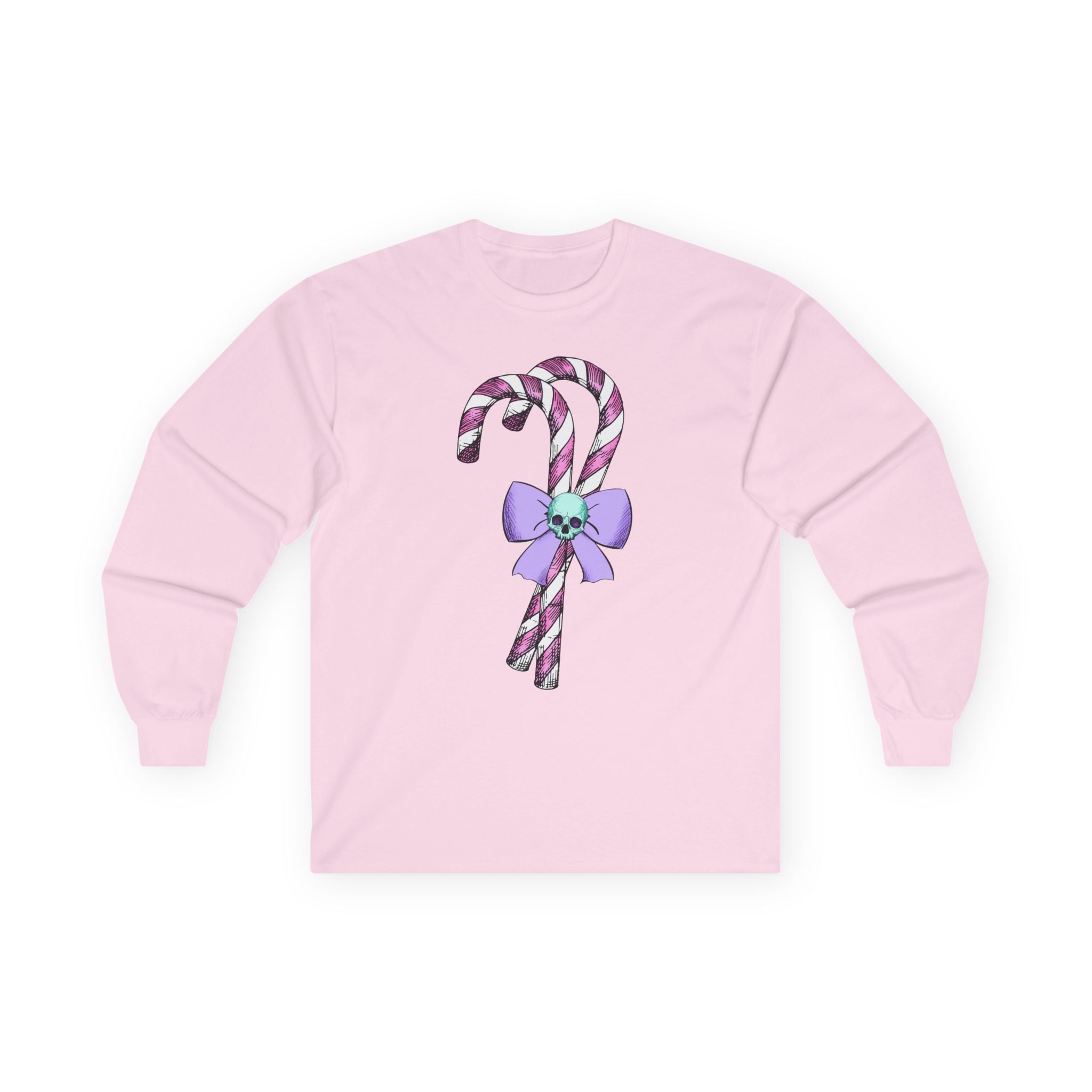 Candy Canes Goth Unisex Ultra Cotton Long Sleeve Tee
