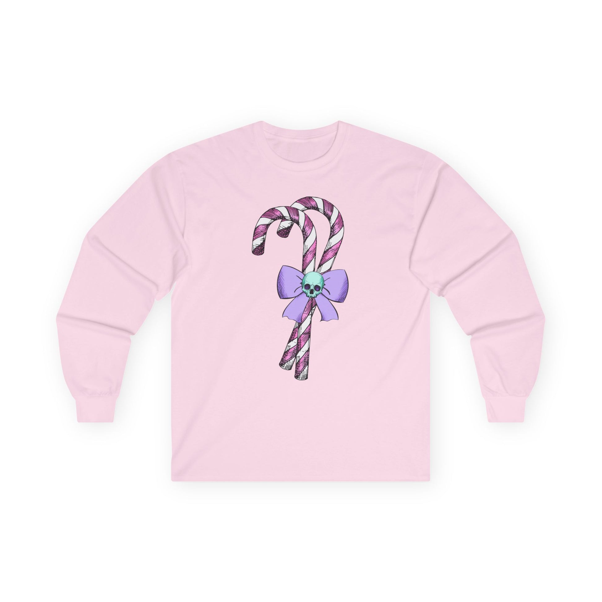Candy Canes Goth Unisex Ultra Cotton Long Sleeve Tee