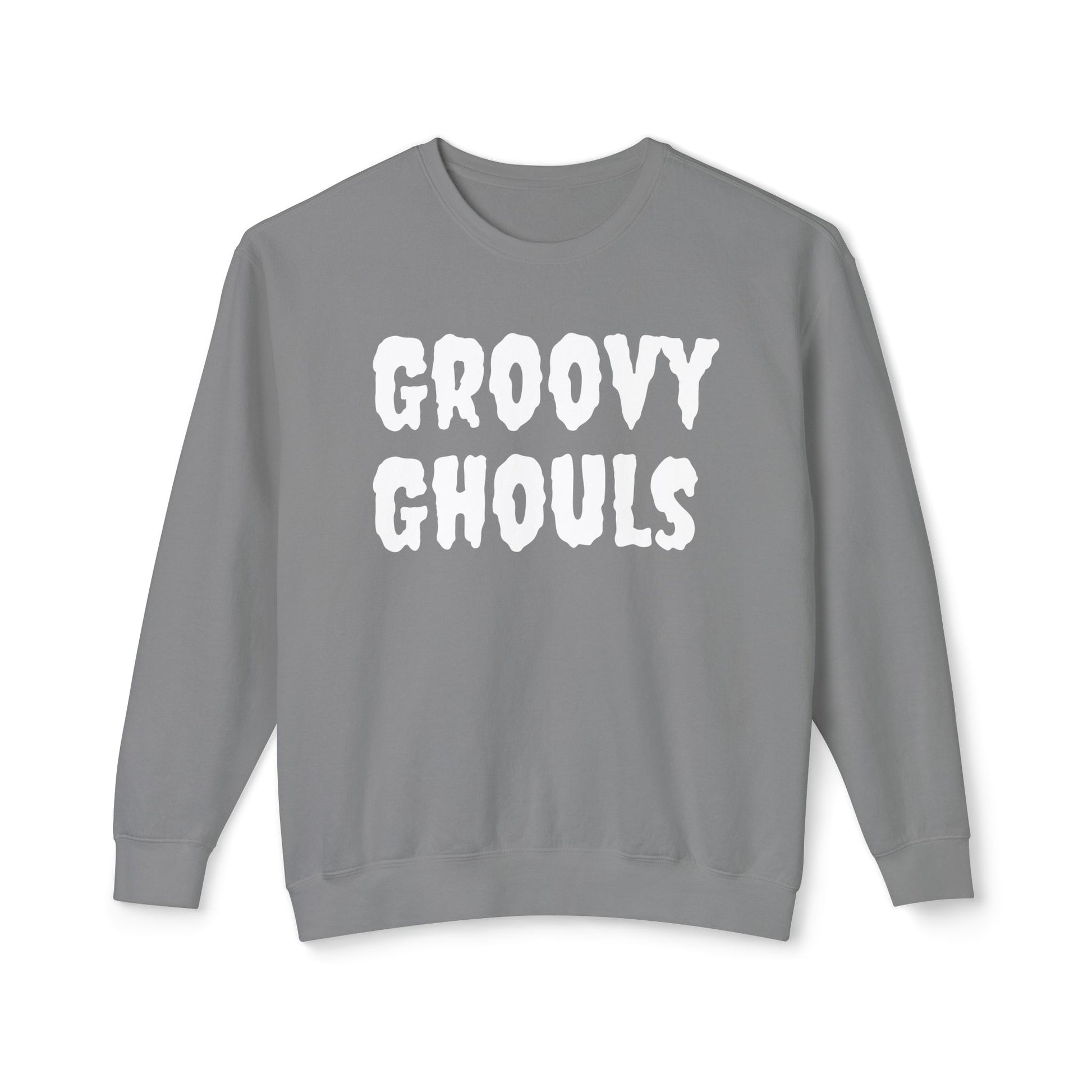 Groovy Ghouls - Unisex Lightweight Crewneck Sweatshirt
