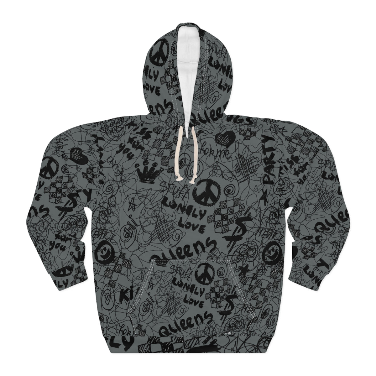 Street Style Grunge - Unisex Pullover Hoodie (AOP)