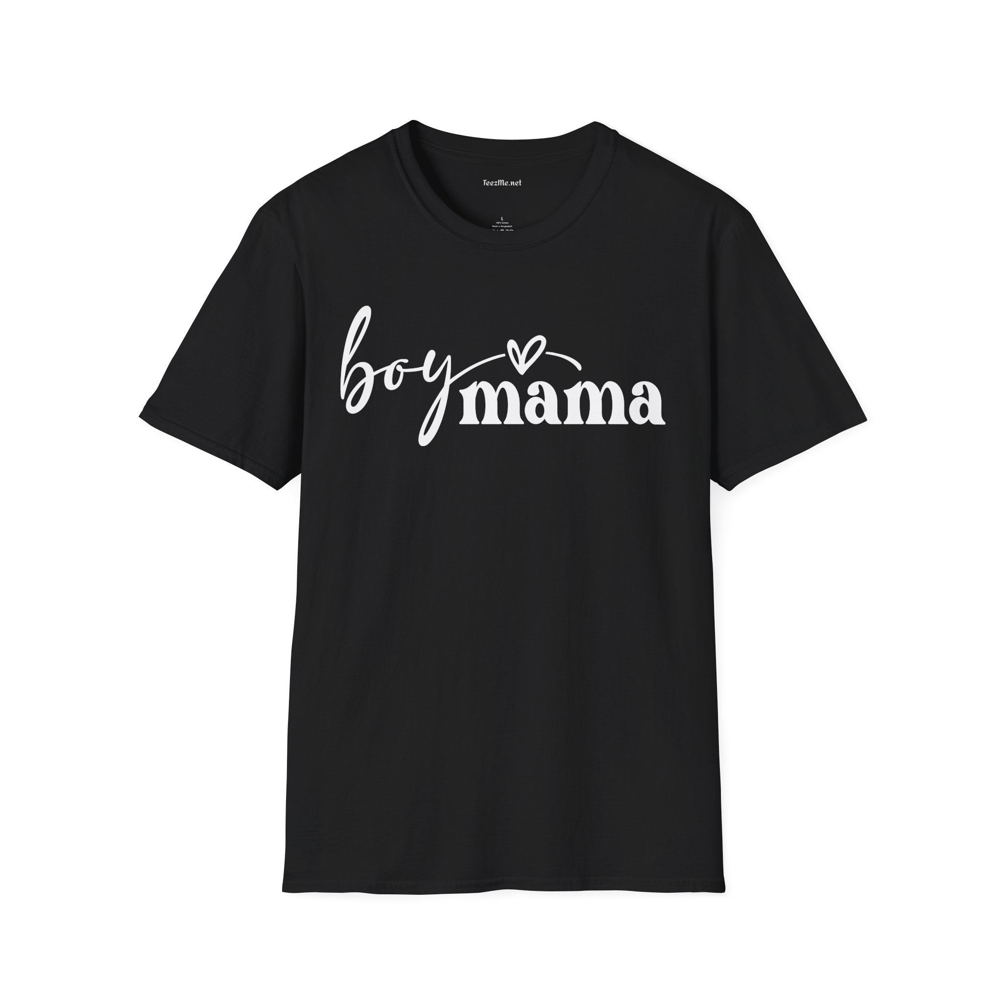 Boy Mama 01 Unisex SoftStyle T-Shirt 100% Cotton Graphic