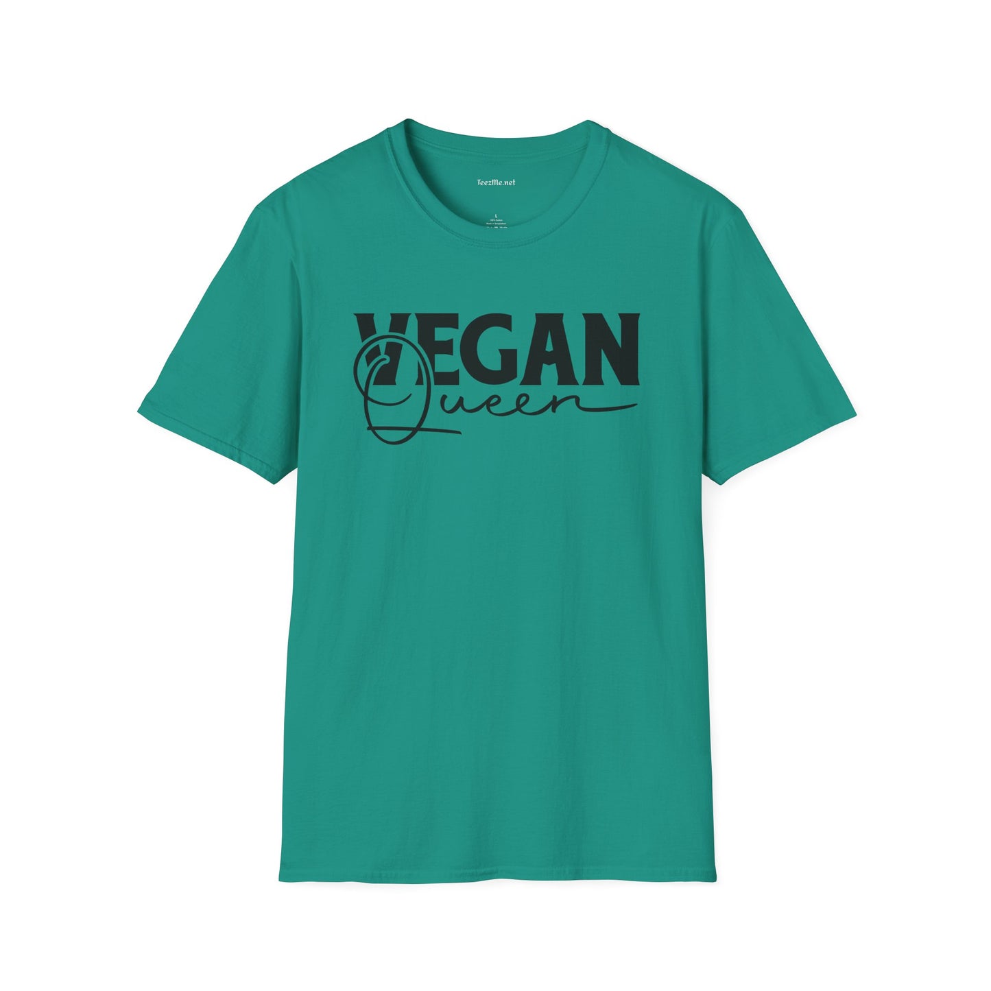 Vegan Queen Unisex Softstyle T-Shirt 100% Cotton Graphic