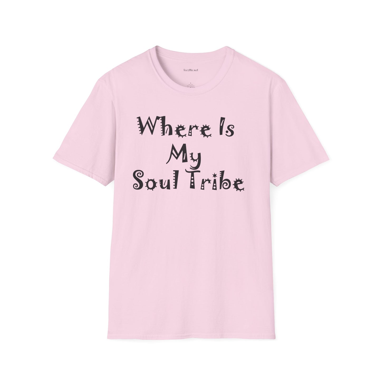 Where Is My Soul Tribe 03 Unisex Soft Style T-Shirt 100% Cotton Graphic